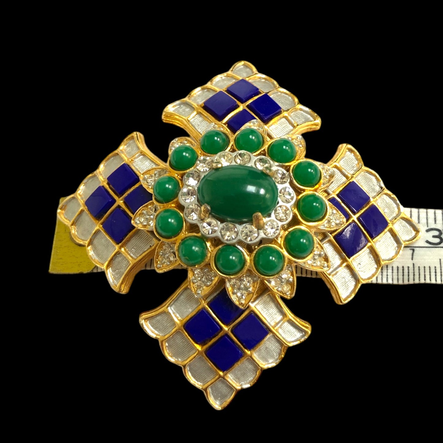 Brooch signed "Kenneth Jay Lane"