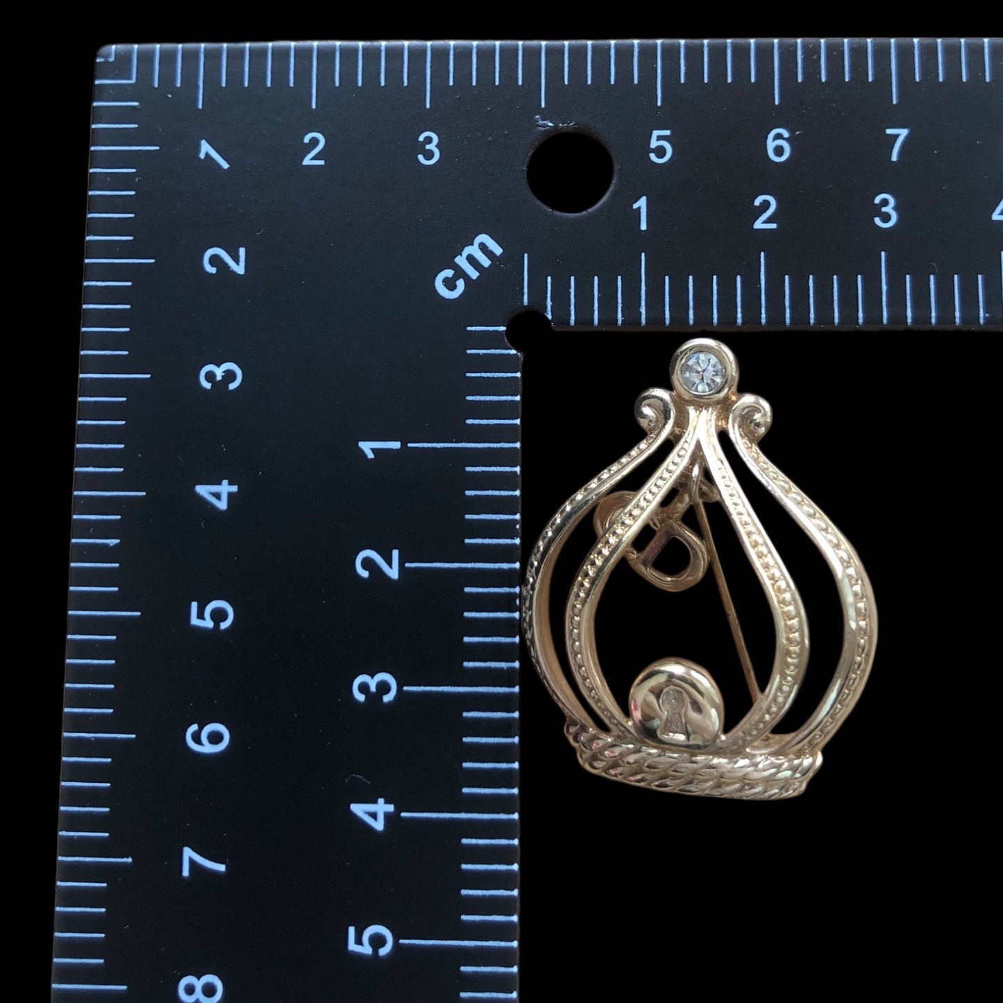 Brooch signed “Christian Dior”