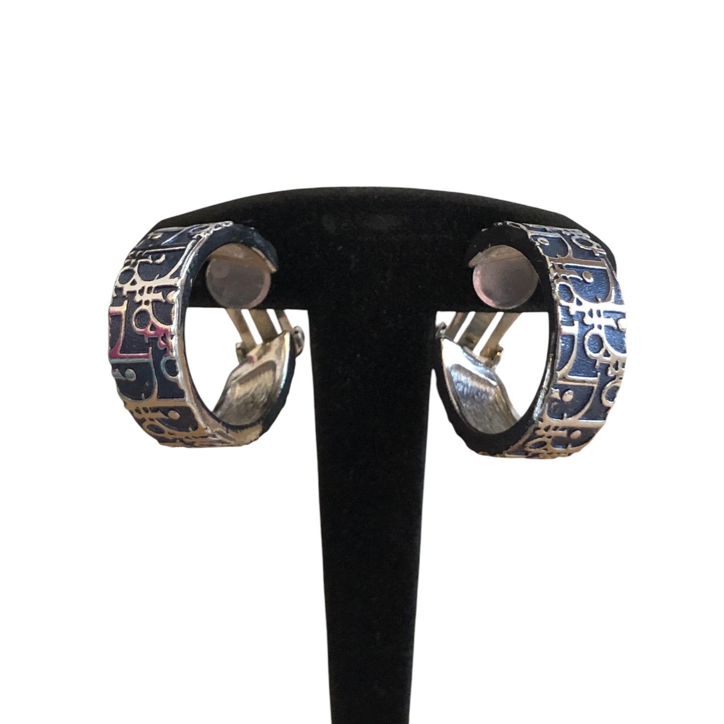 Clip earrings signed “Dior”