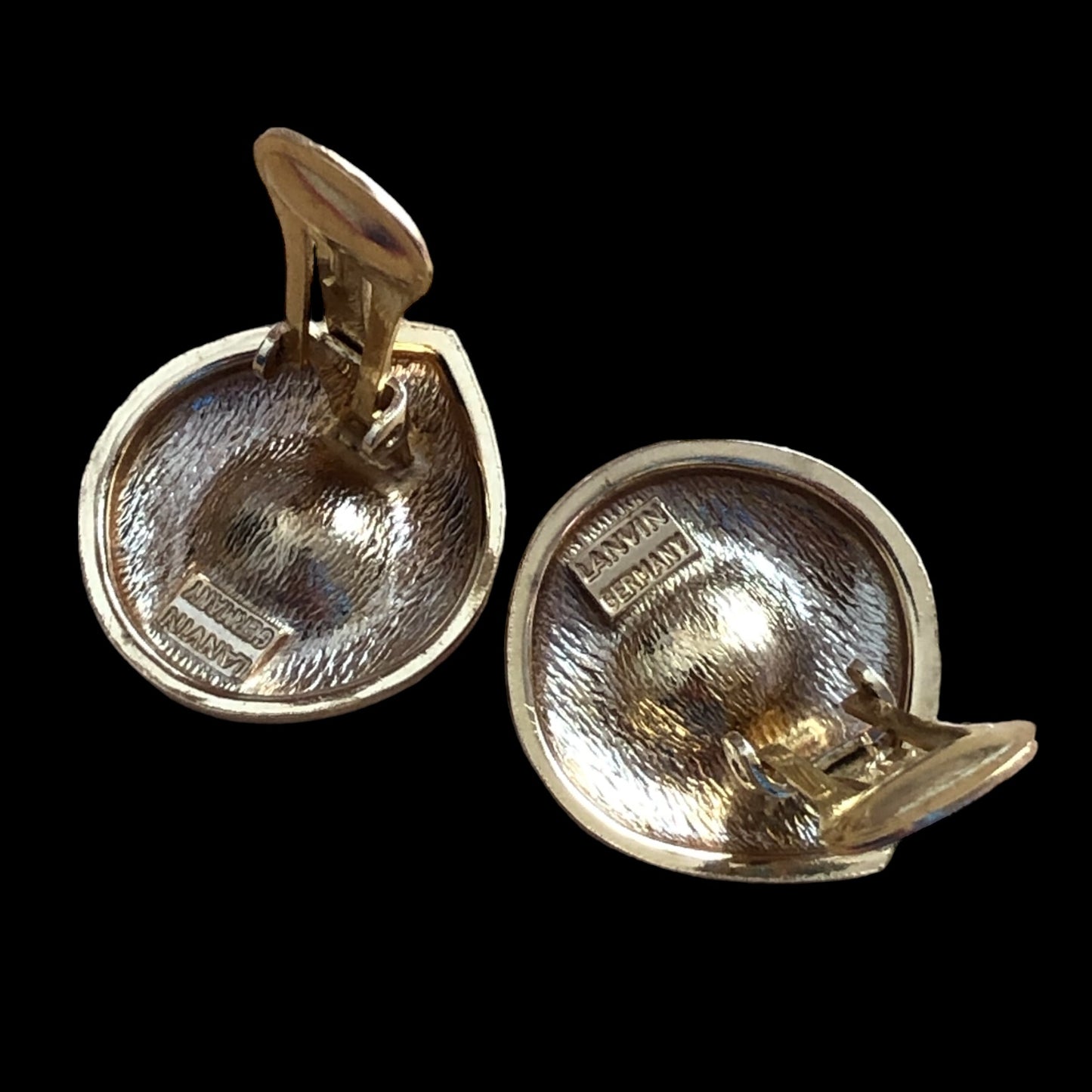 Clip earrings signed "Lanvin Paris"