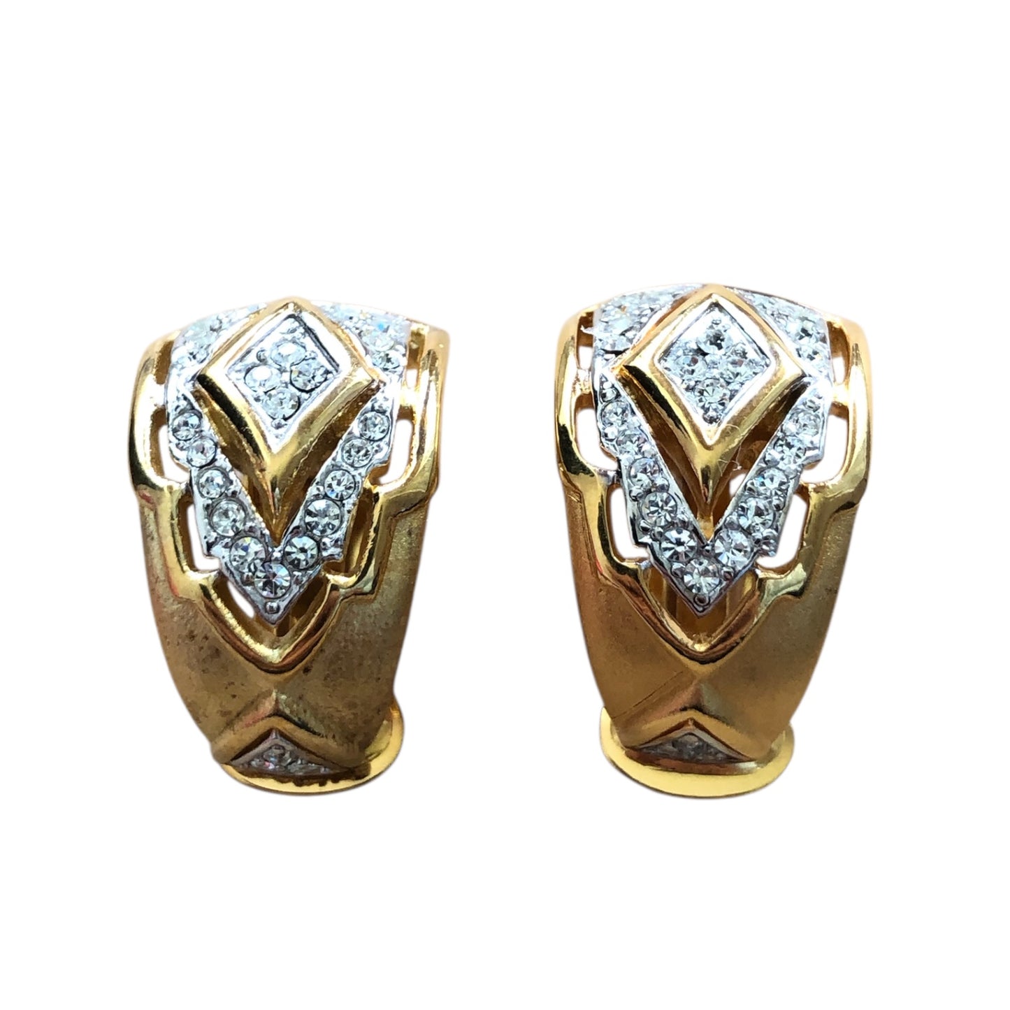 Clip earrings signed “Lanvin”