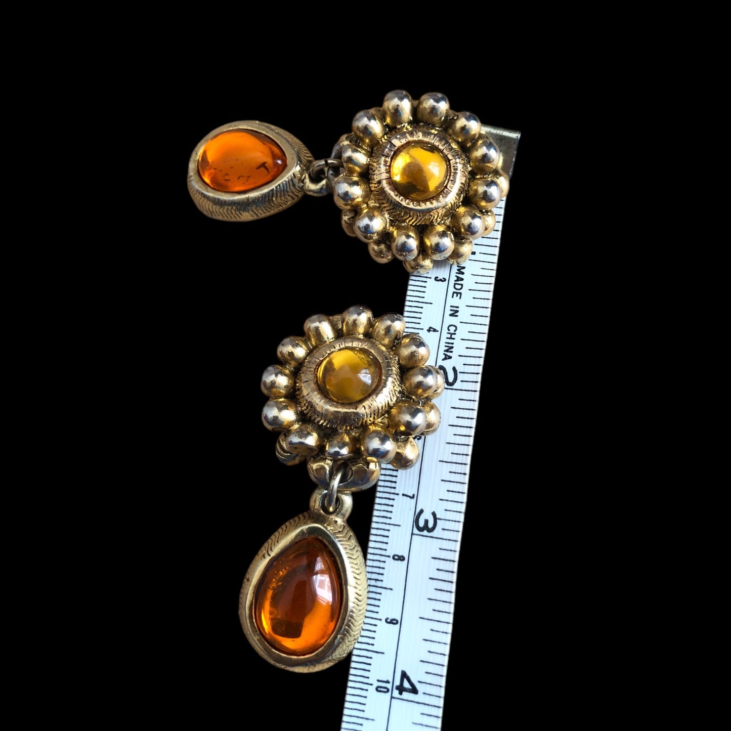 Clip earrings signed "Satellite Paris"