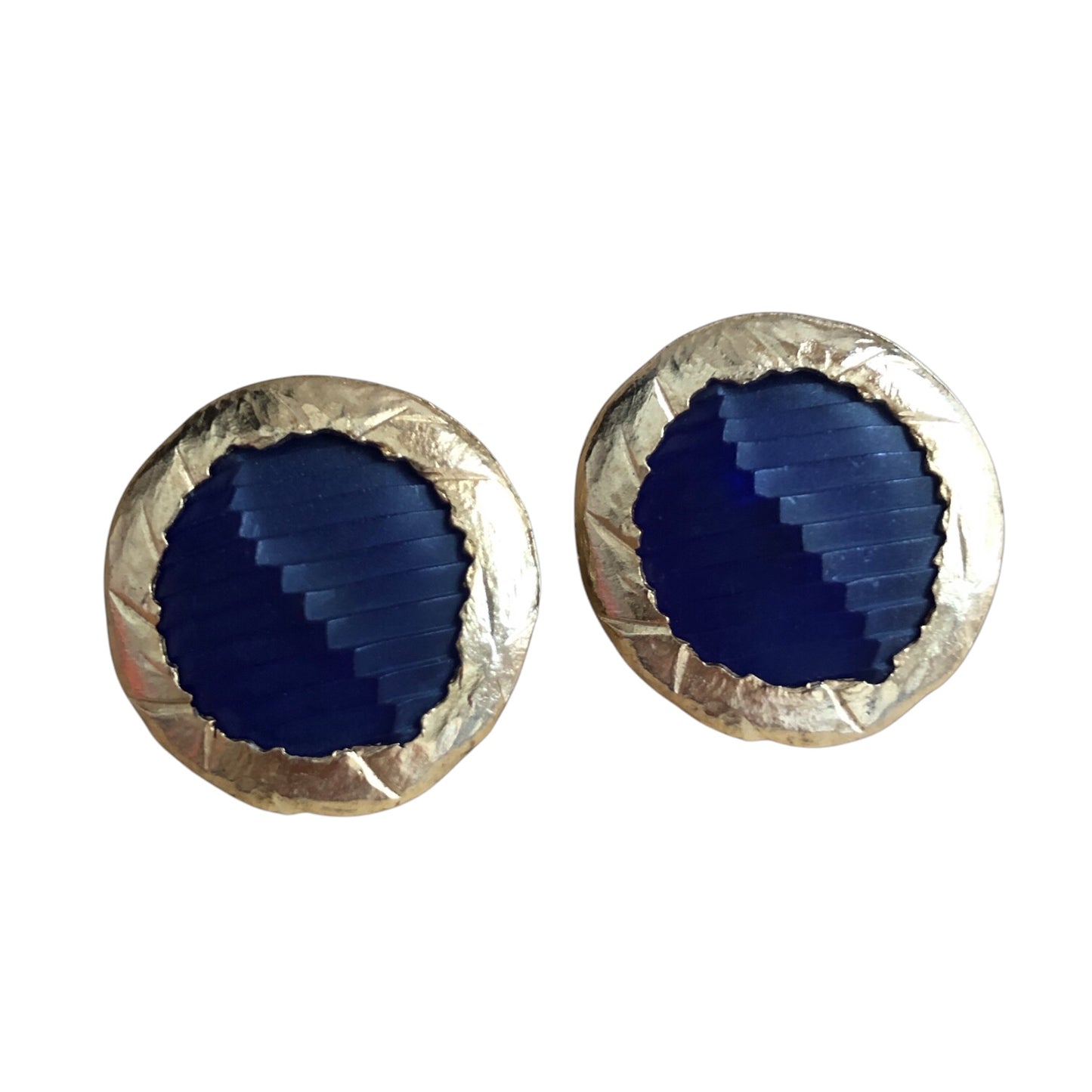 Clip earrings signed “Claude Montana”