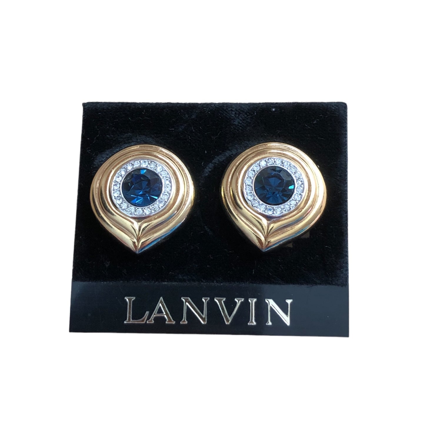 Clip earrings signed "Lanvin Paris"