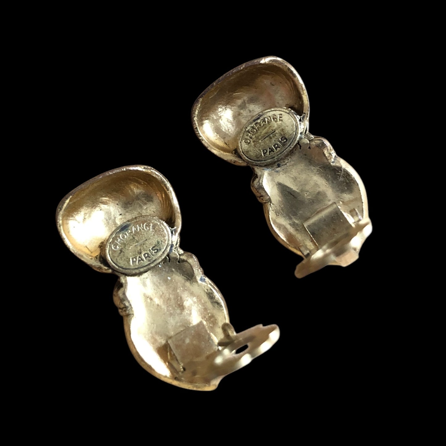 Clip earrings signed “Chorange”