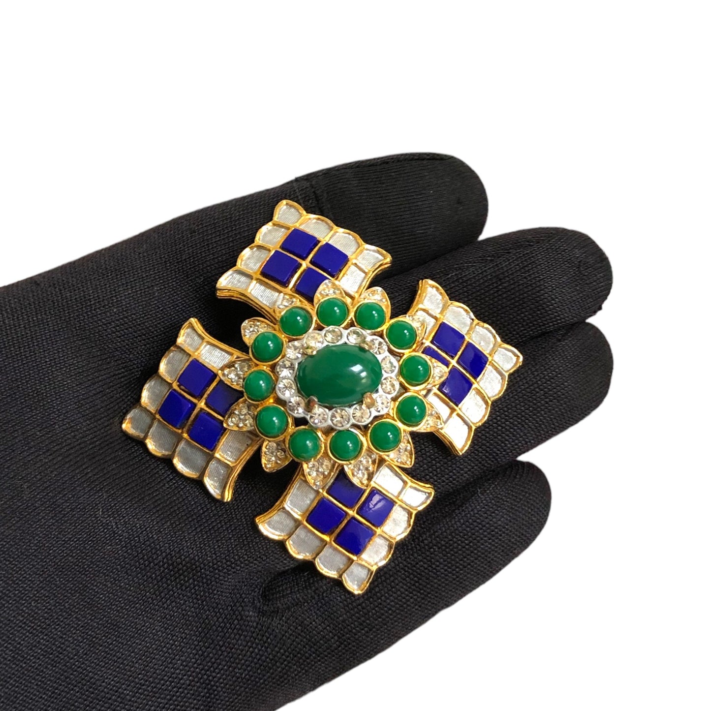 Brooch signed "Kenneth Jay Lane"