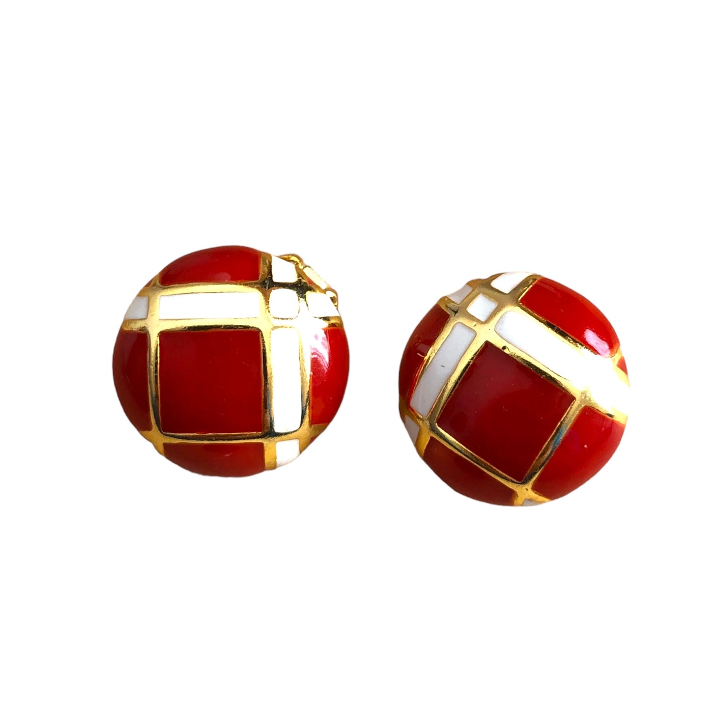 Clip earrings signed "Orena"