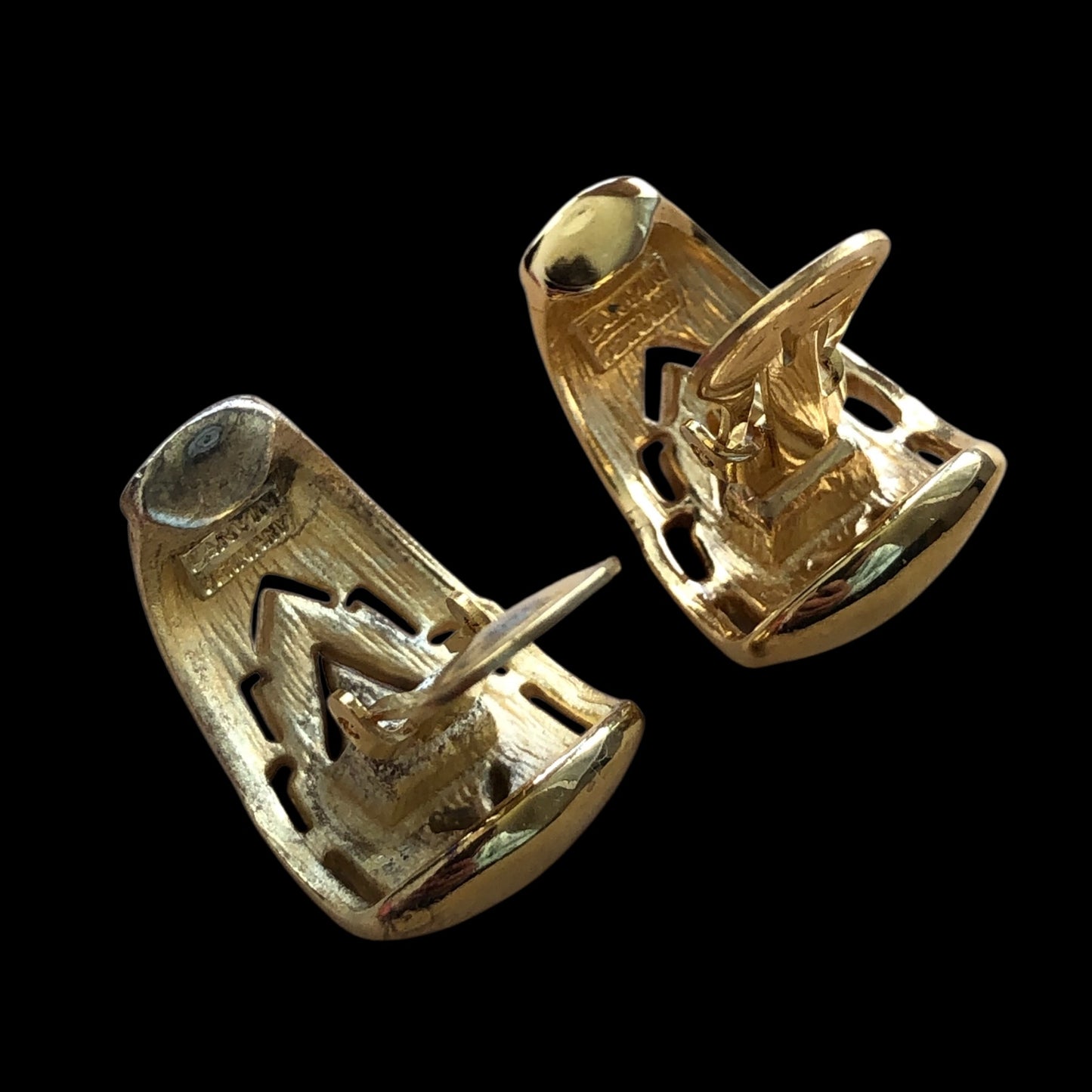 Clip earrings signed “Lanvin”