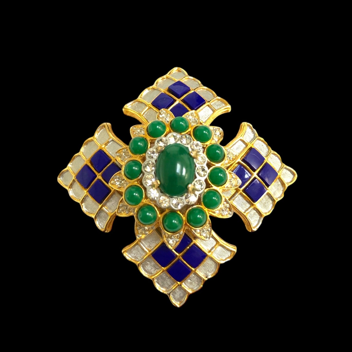 Brooch signed "Kenneth Jay Lane"