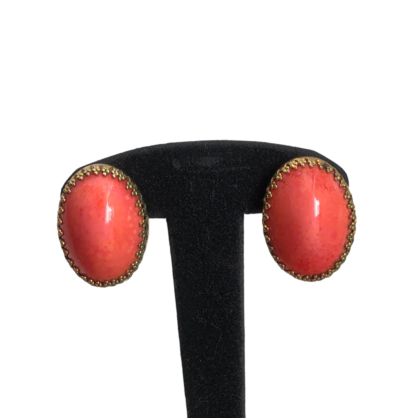 Clip earrings signed "Alice Caviness"