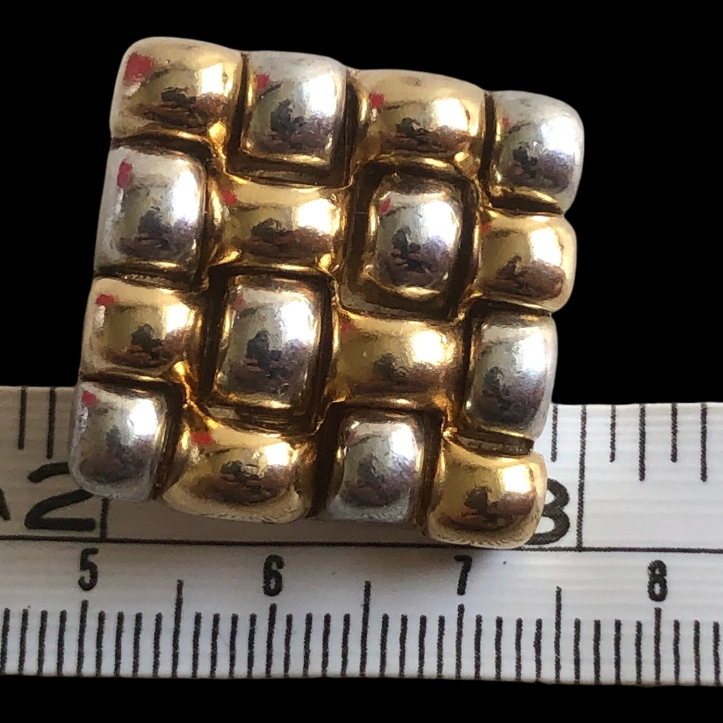 Clip earrings signed "Paco Rabanne"