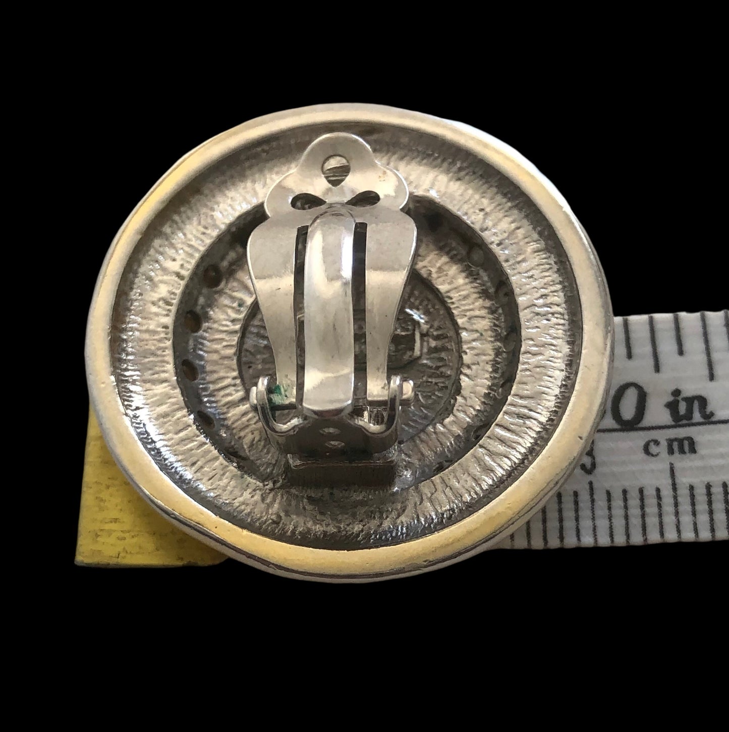 Clip earrings signed "Rochas Paris"