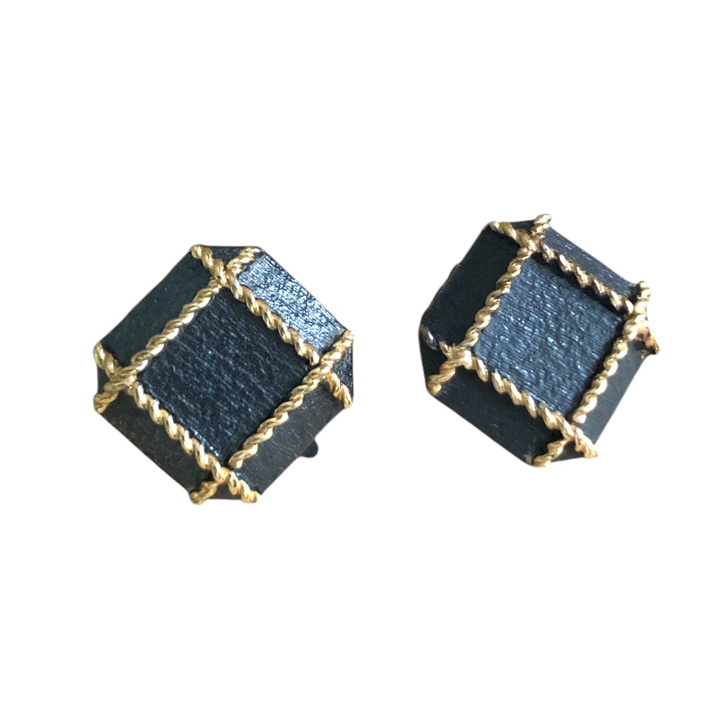 Clip earrings signed “Lanvin”