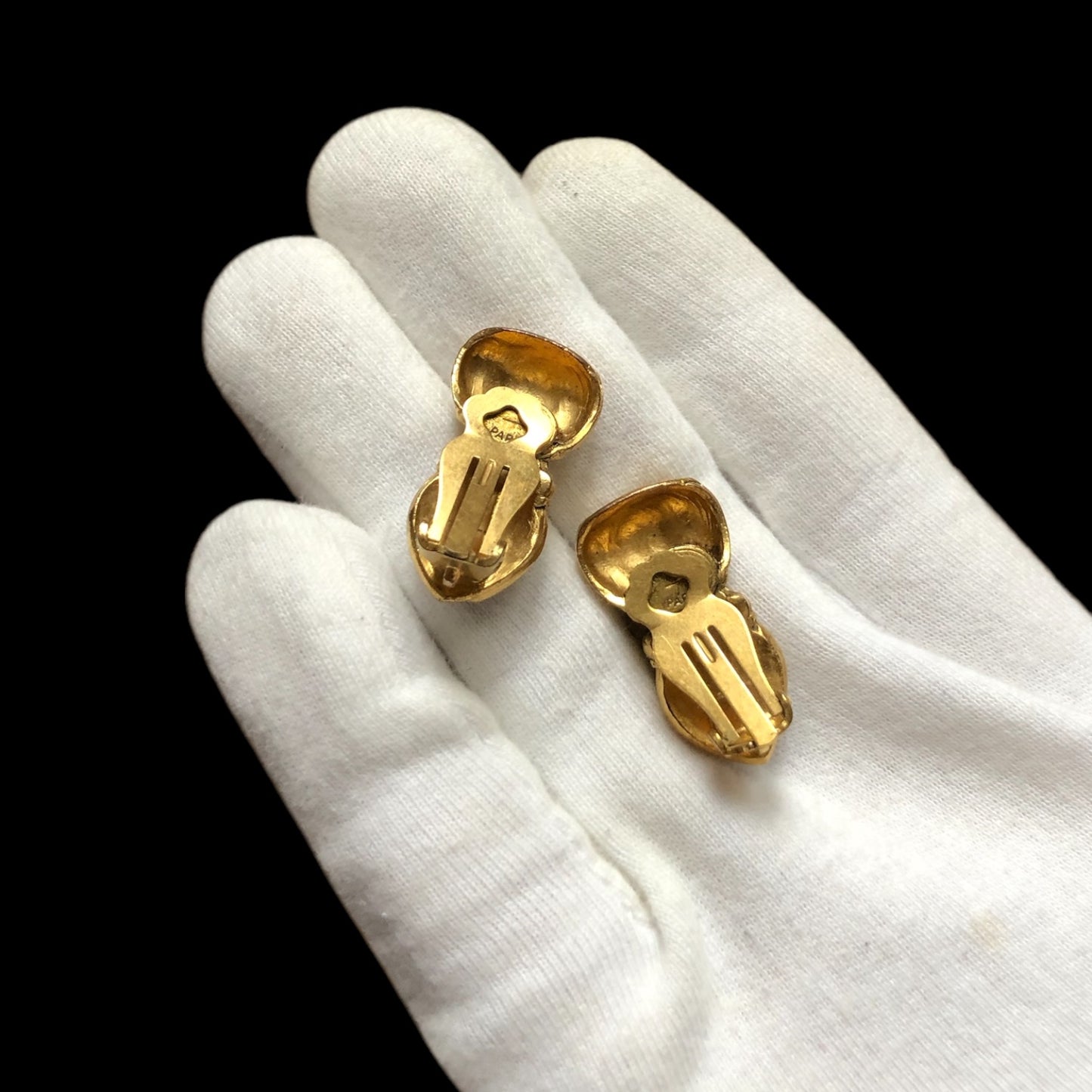 Clip earrings signed “Chorange”