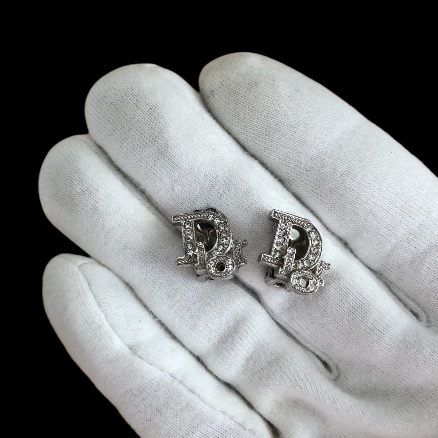 Clip earrings signed “Dior”