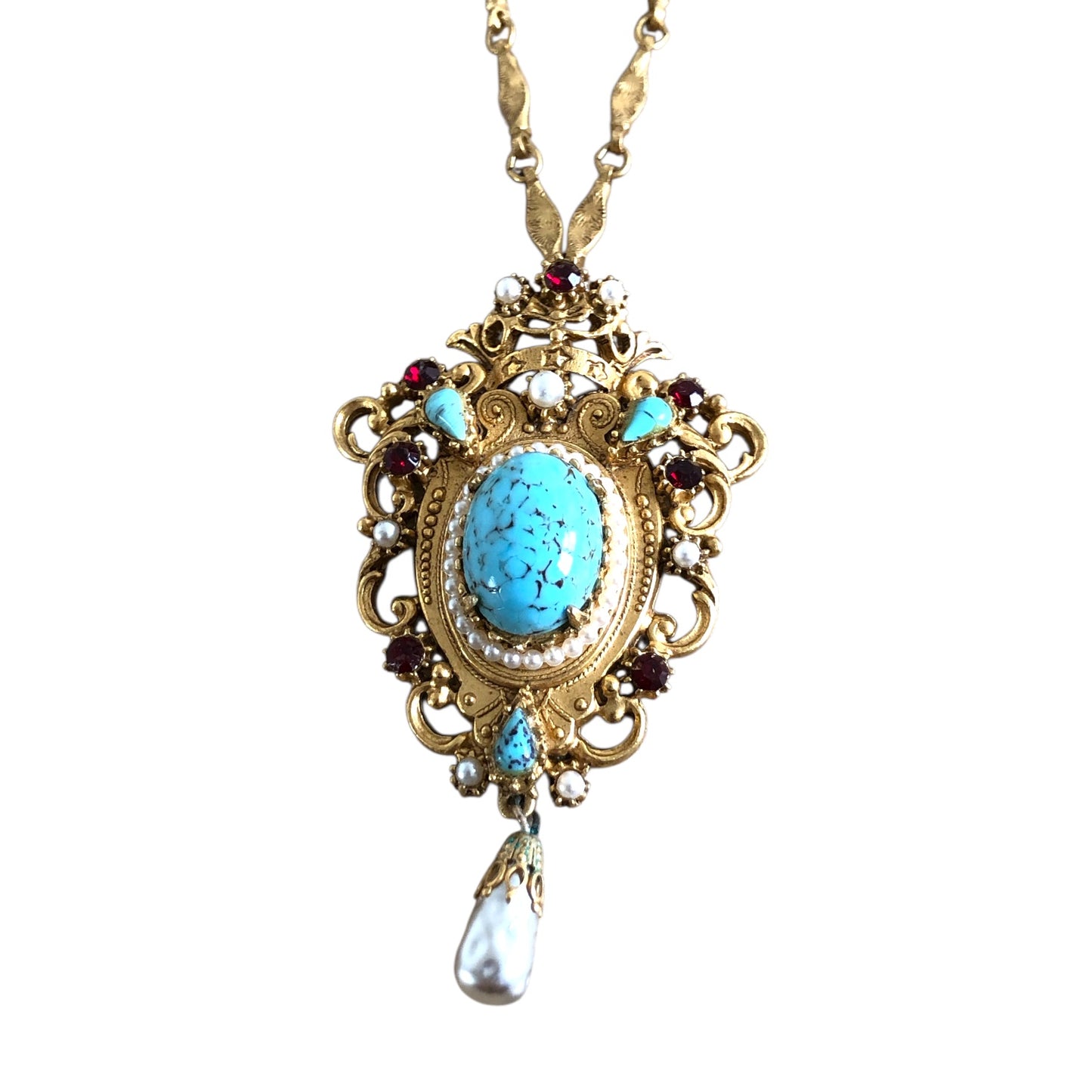 Necklace signed “Florenza”