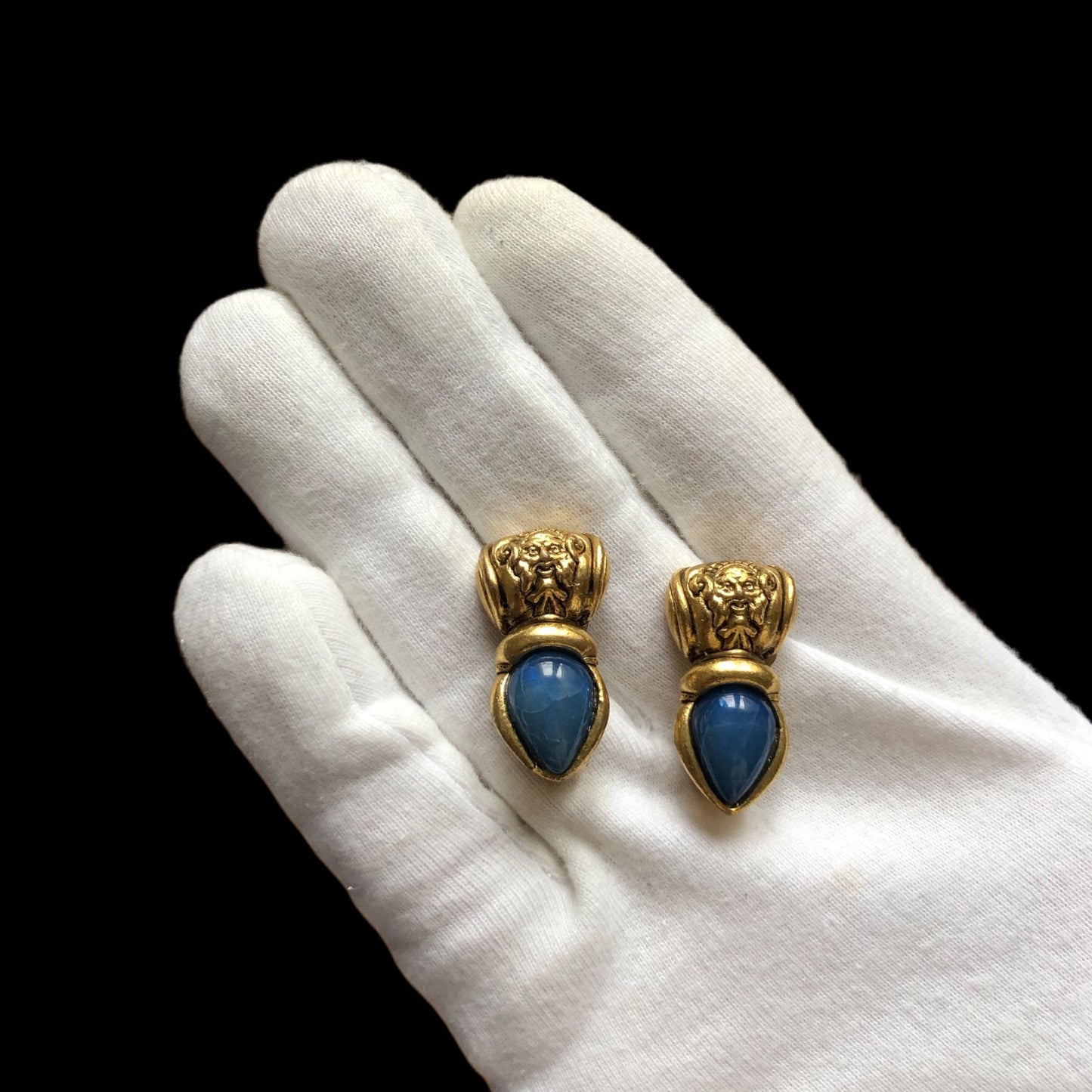 Clip earrings signed “Chorange”