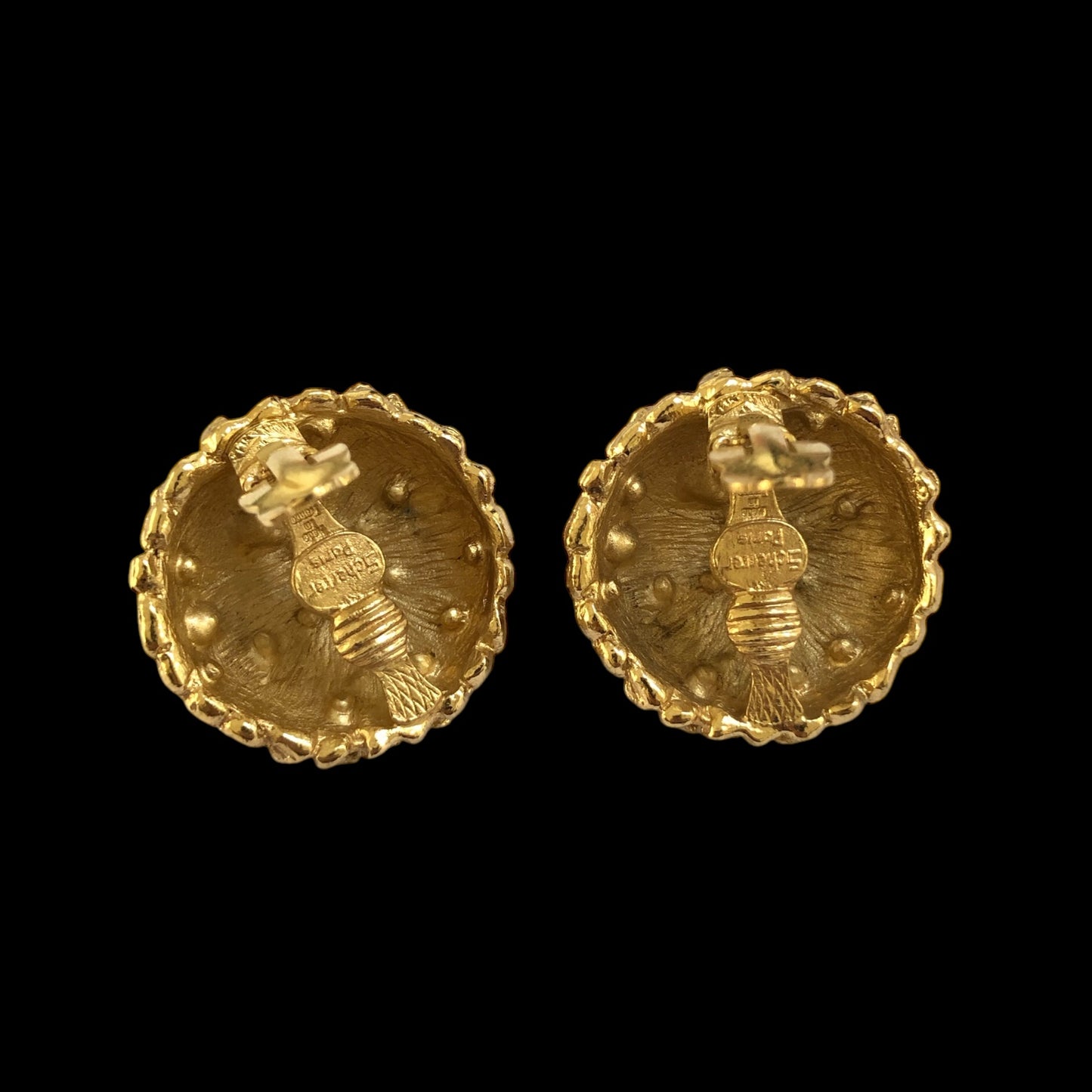 Clip earrings signed “Scherrer Paris”