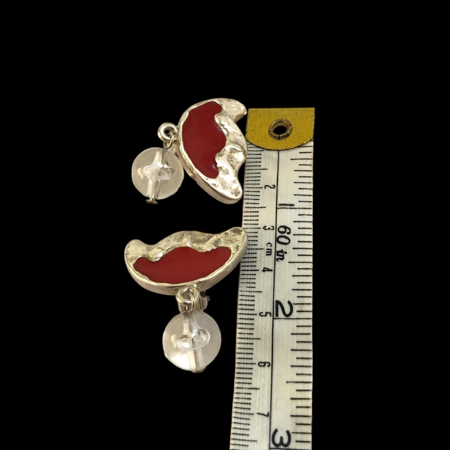 Clip earrings signed "Biche de Bère"