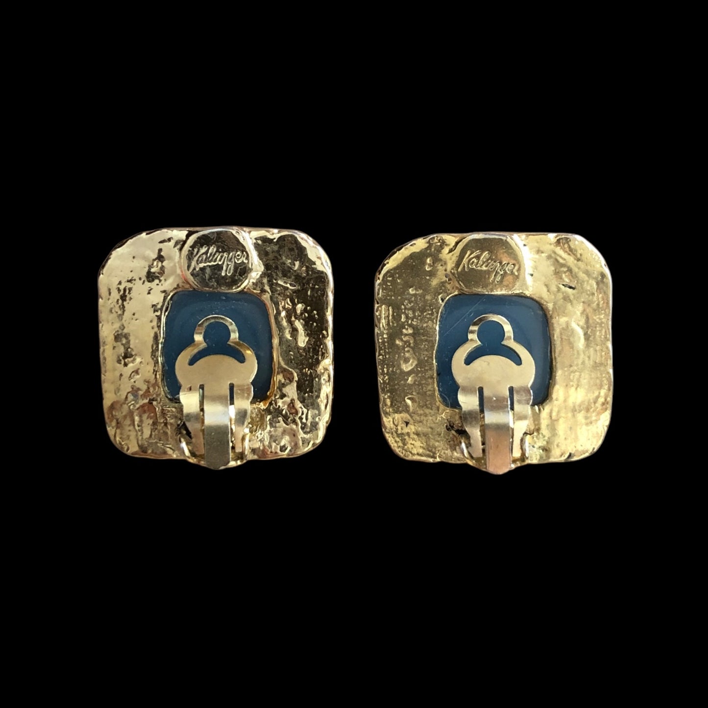 Clip earrings signed “Kalinger”