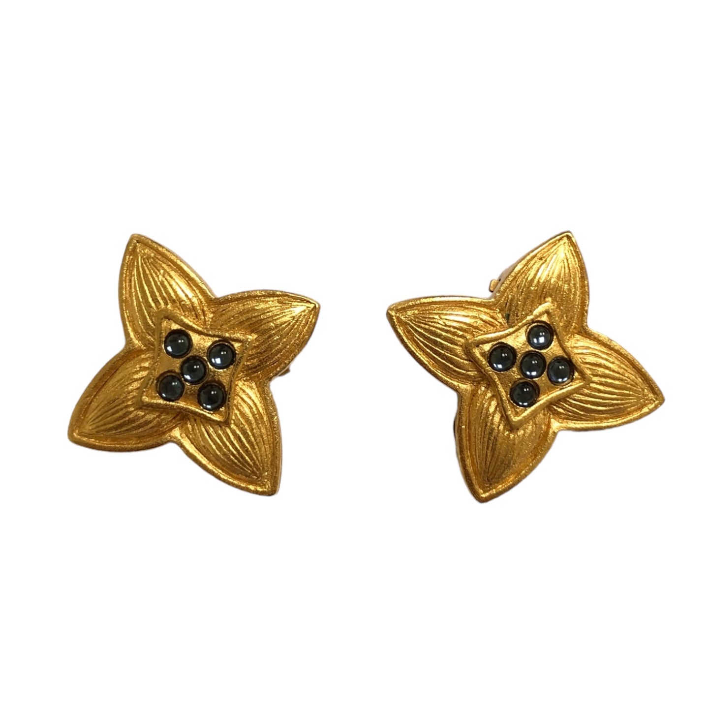 Clip earrings "Yves Saint Laurent signed and made by Atalante France"