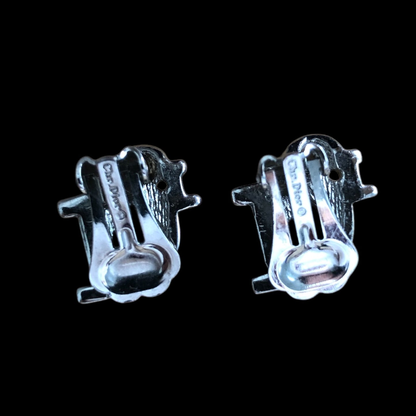 Clip earrings signed “Dior”