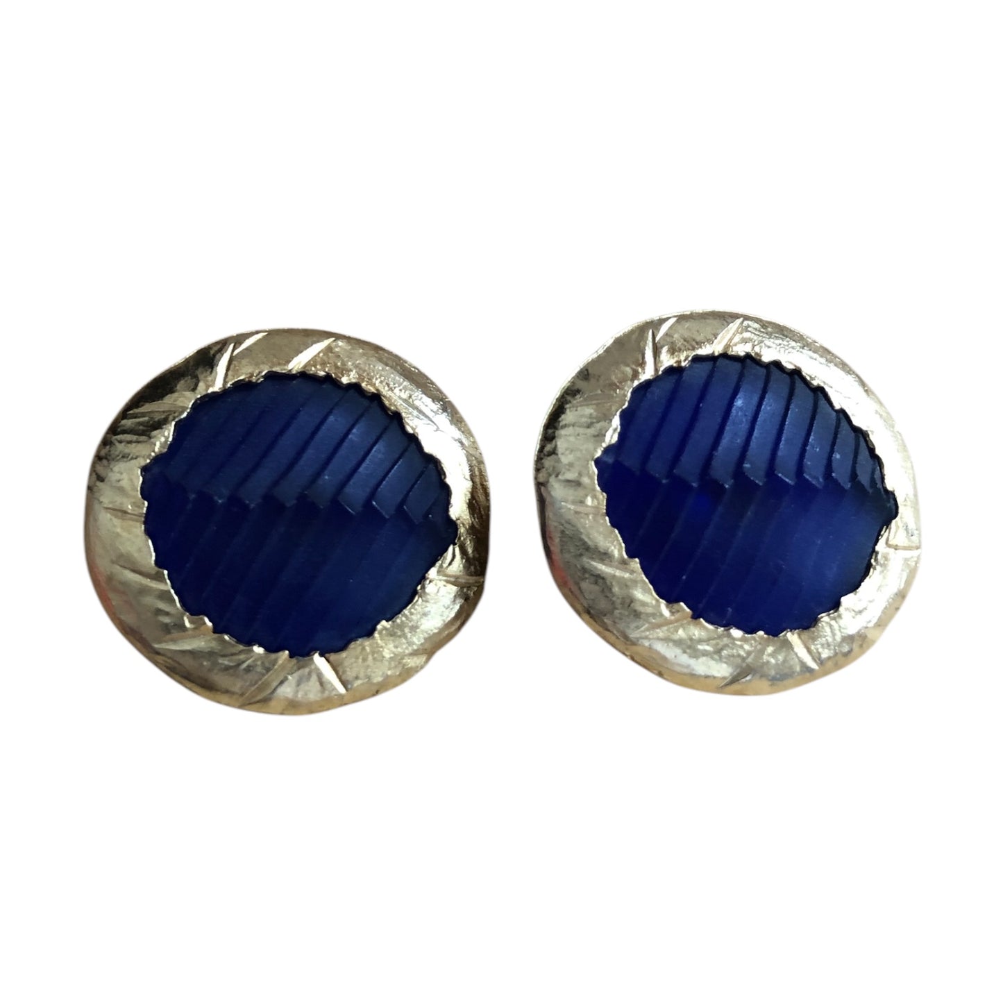 Clip earrings signed “Claude Montana”