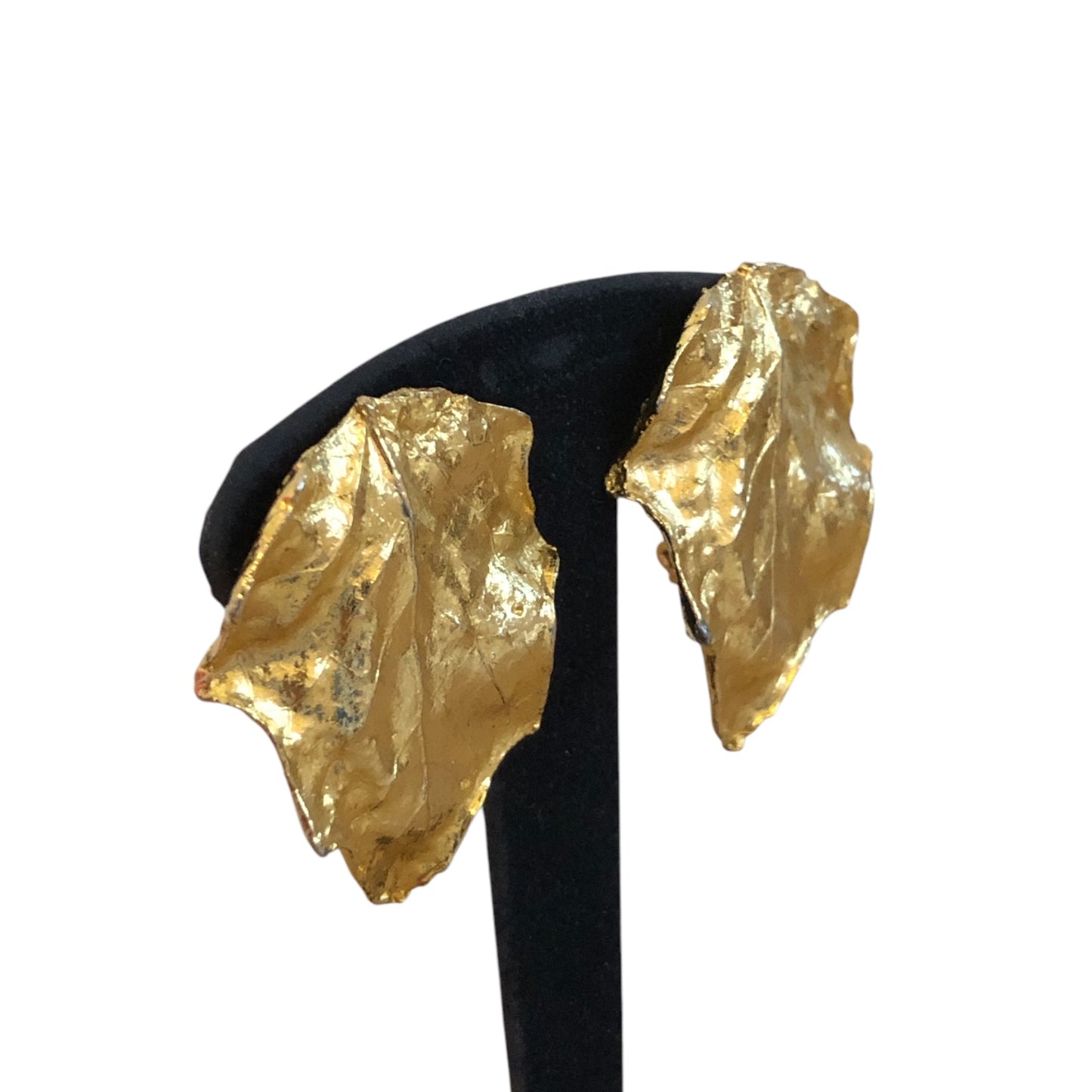 Clip earrings signed “Kenzo”