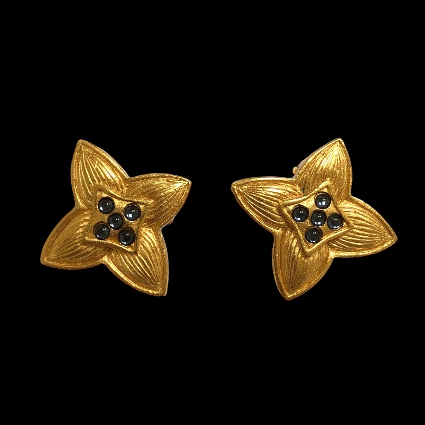 Clip earrings "Yves Saint Laurent signed and made by Atalante France"