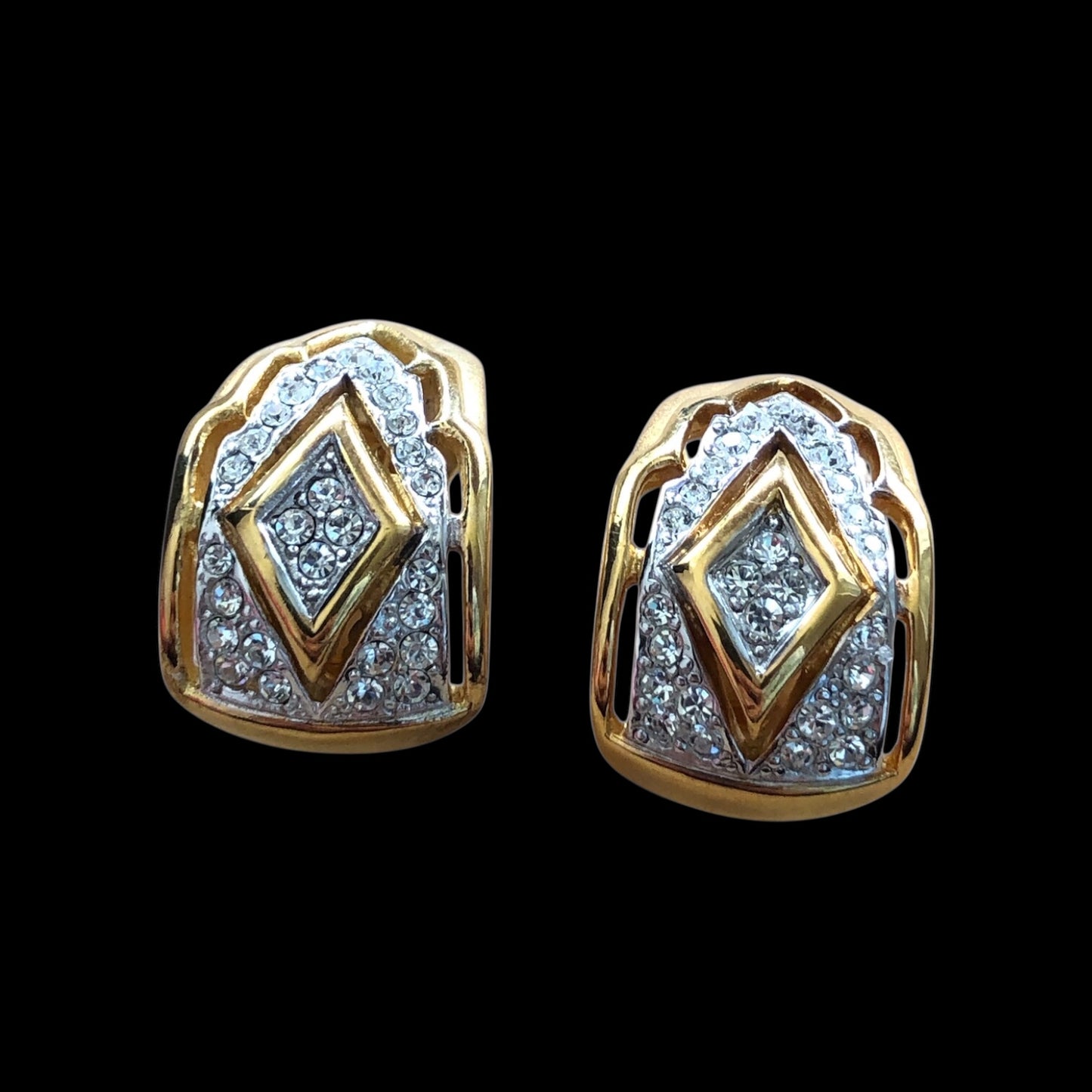 Clip earrings signed “Lanvin”