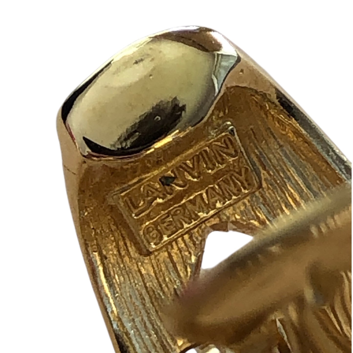 Clip earrings signed “Lanvin”