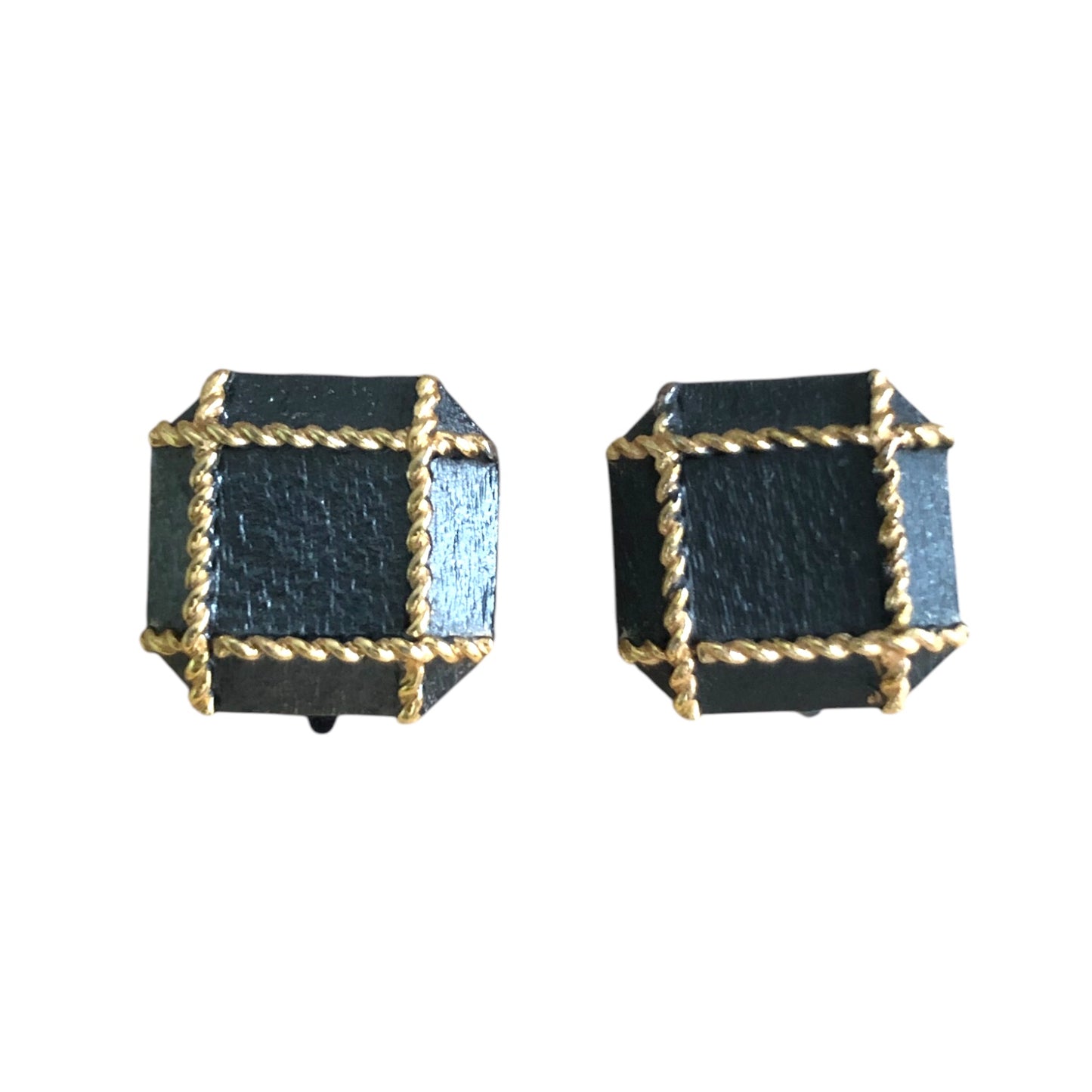 Clip earrings signed “Lanvin”