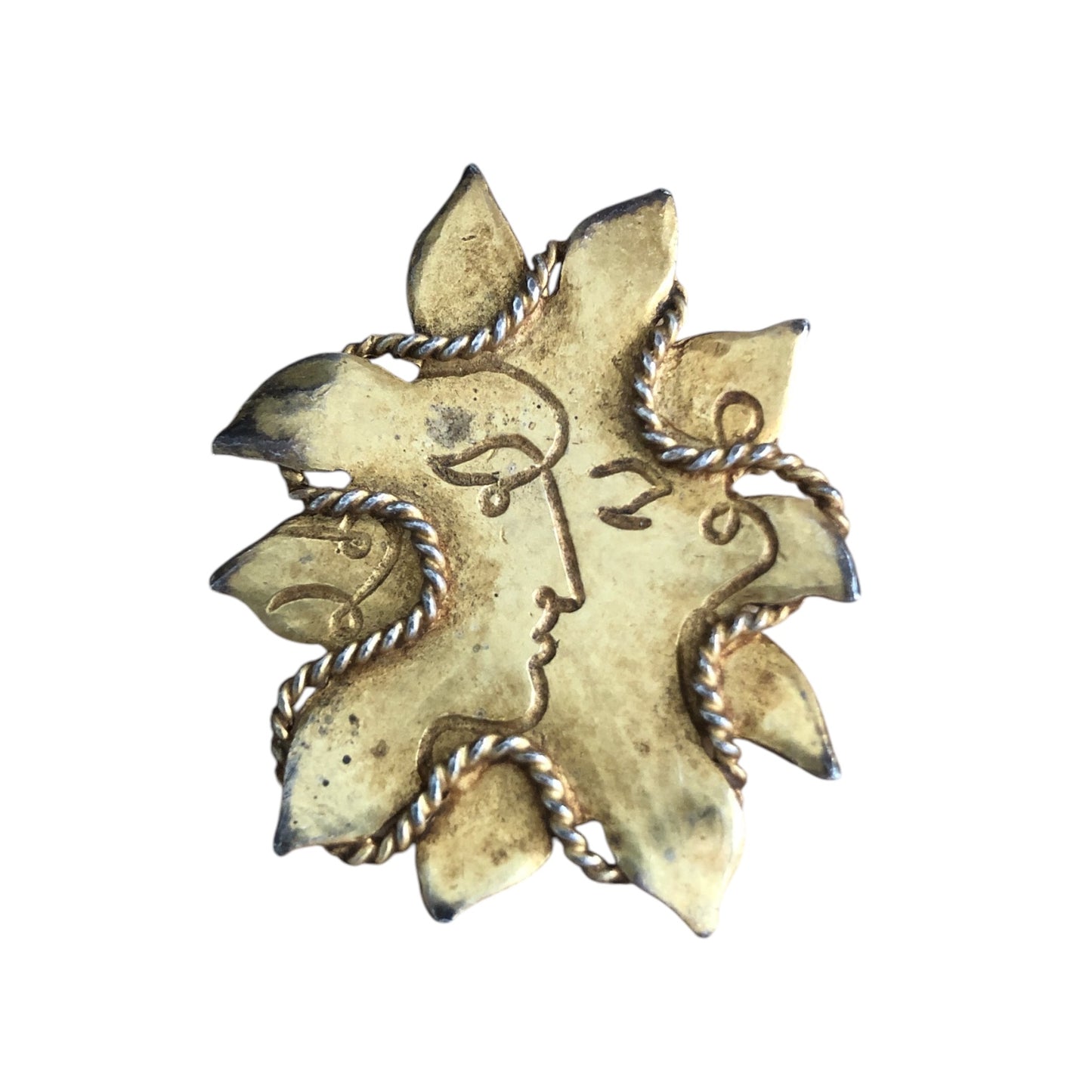 Brooch signed “Jean Cocteau”