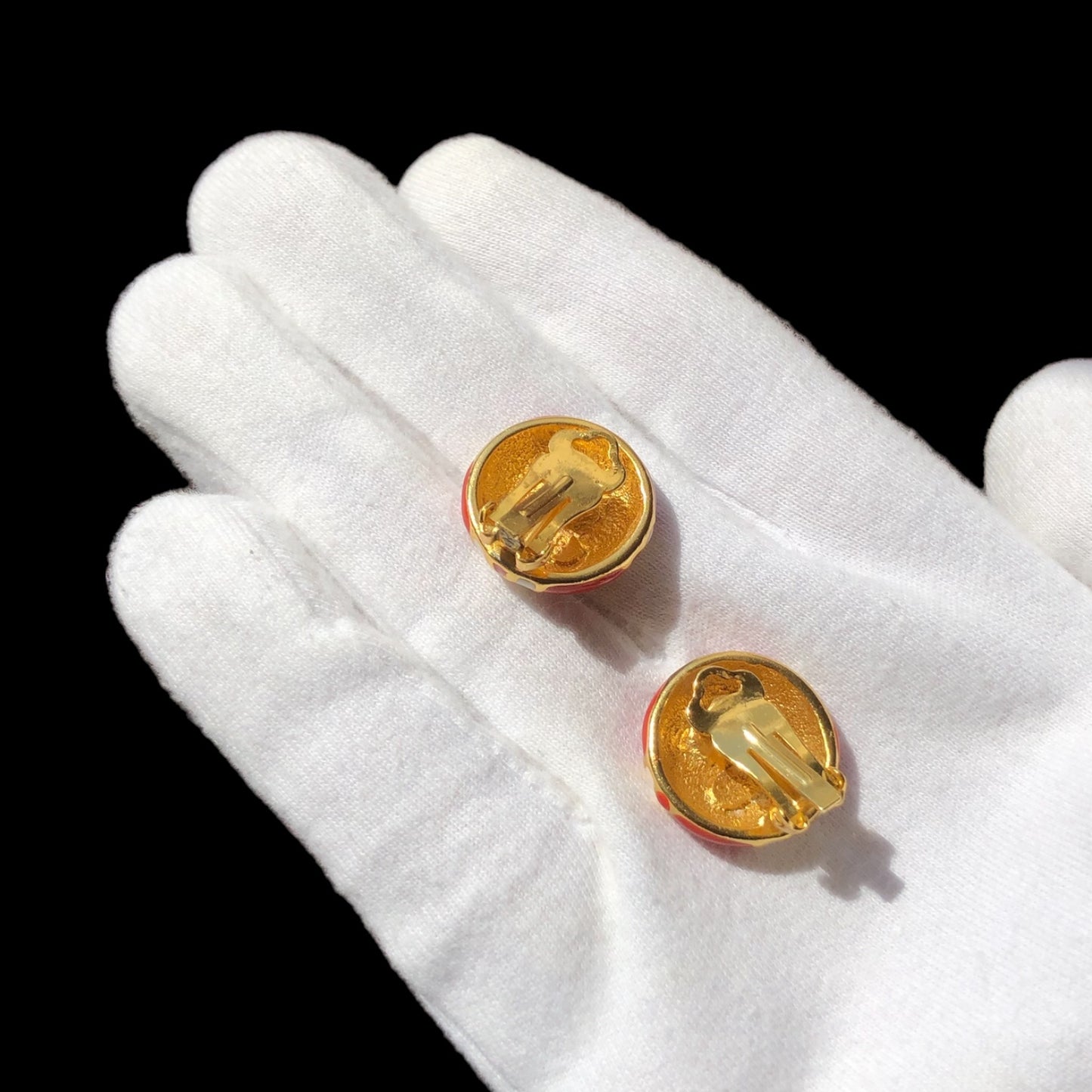 Clip earrings signed "Orena"