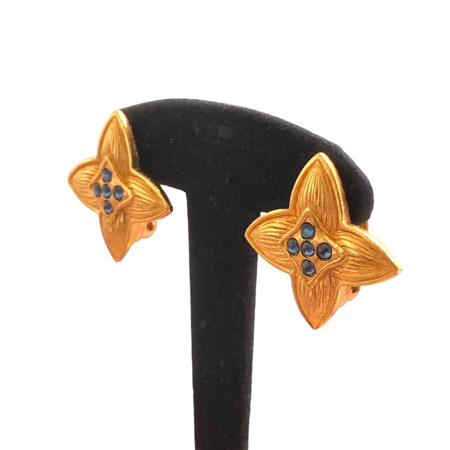 Clip earrings "Yves Saint Laurent signed and made by Atalante France"