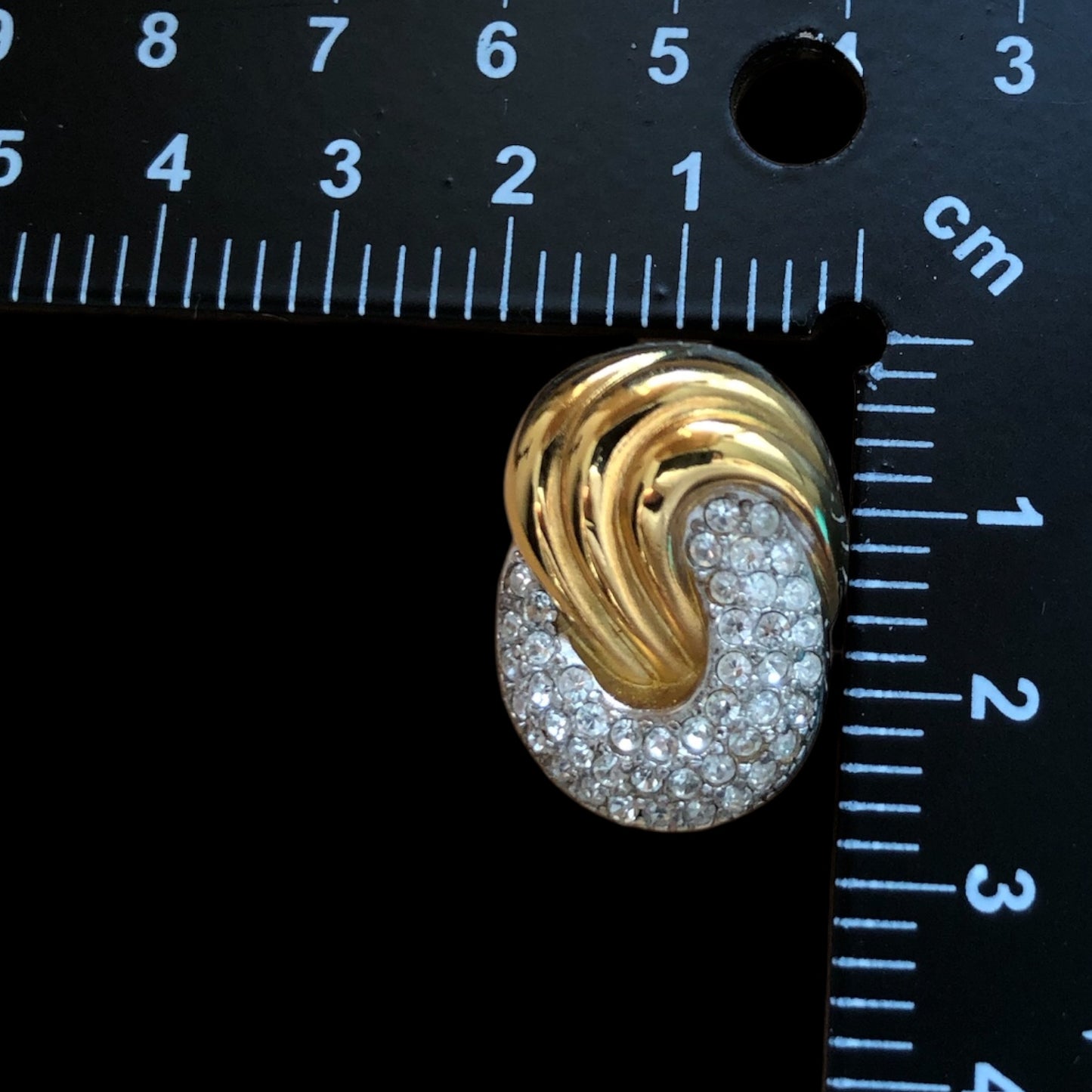 Clip earrings signed “Lanvin”