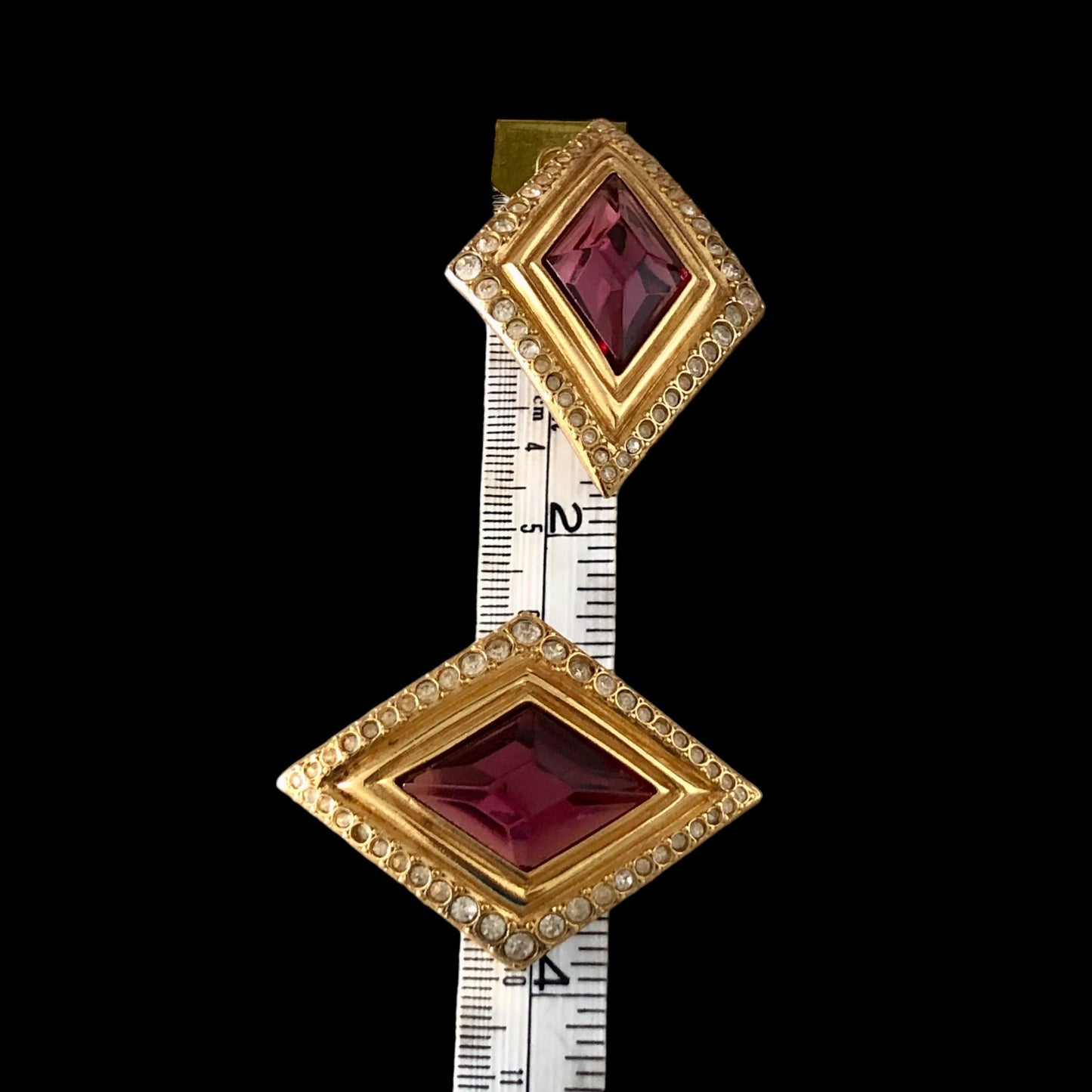 Clip earrings signed “Scherrer Paris”