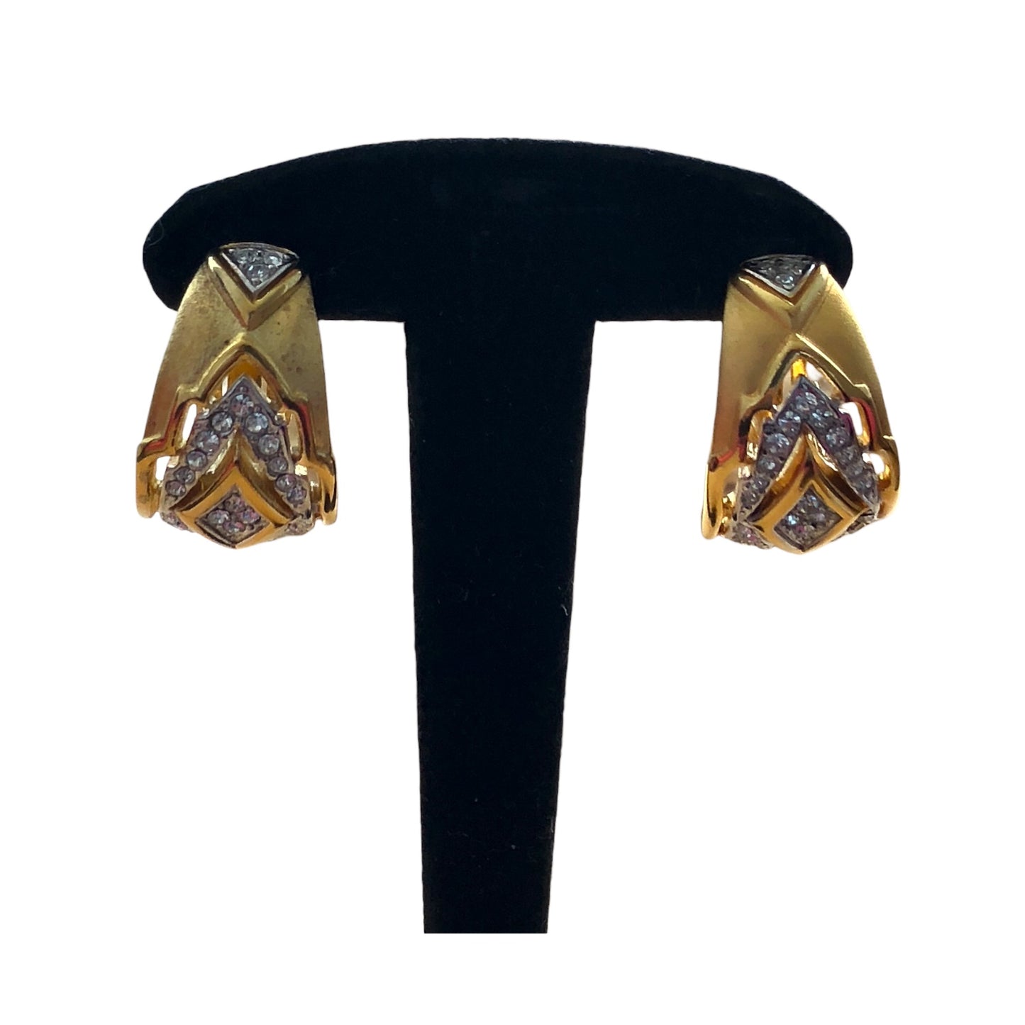 Clip earrings signed “Lanvin”