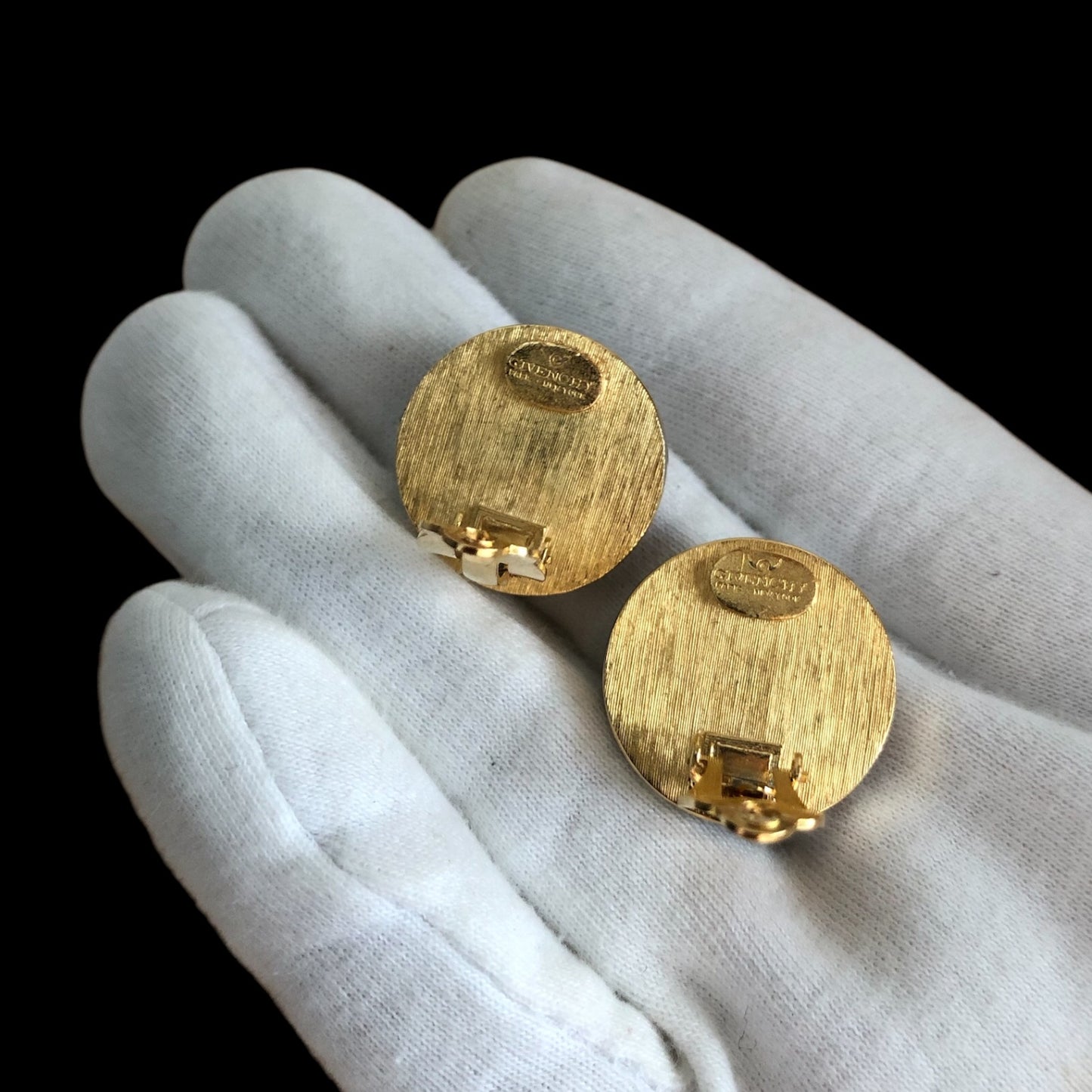 Clip earrings signed “Givenchy