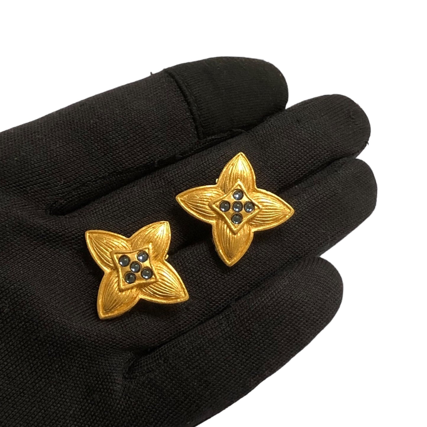 Clip earrings "Yves Saint Laurent signed and made by Atalante France"