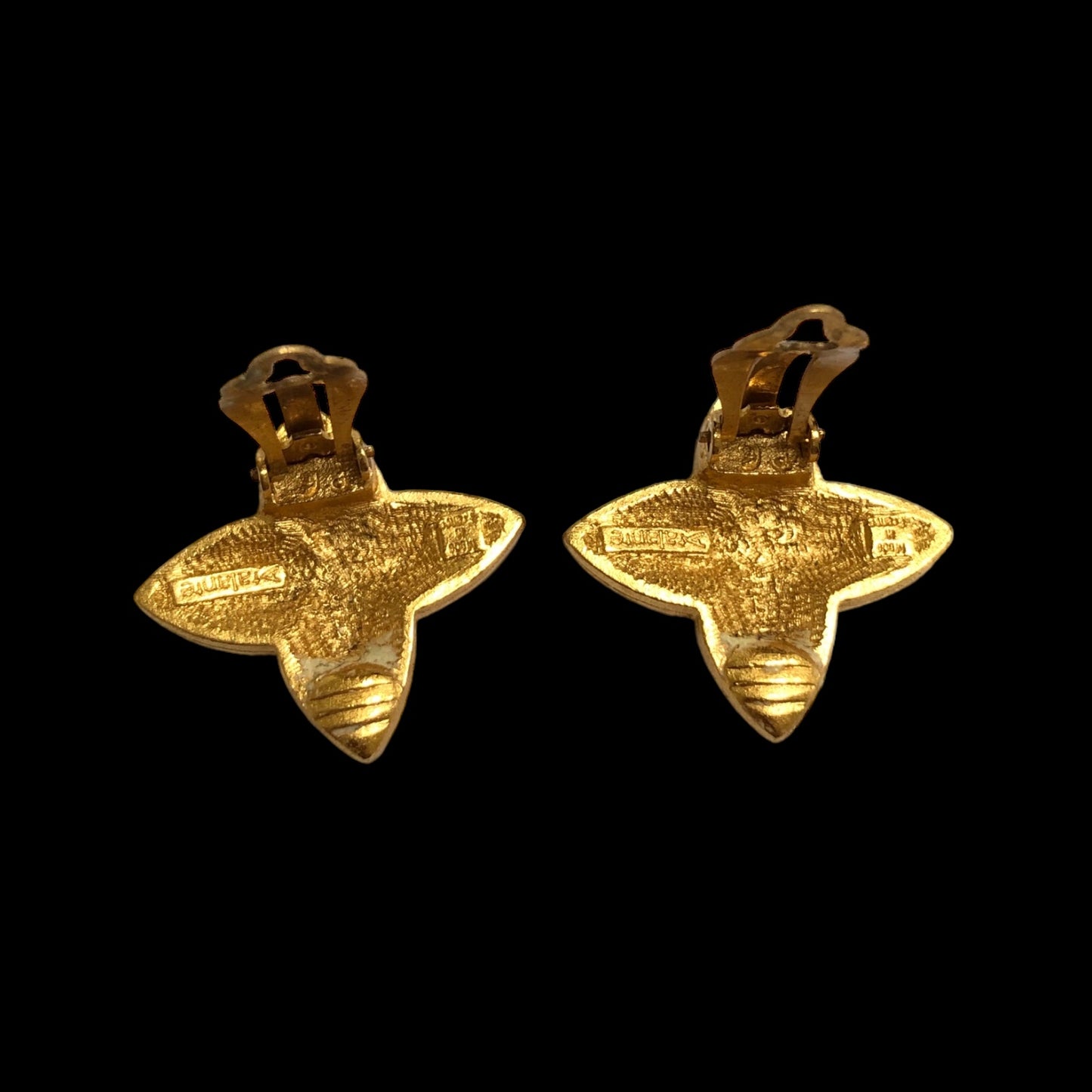 Clip earrings "Yves Saint Laurent signed and made by Atalante France"