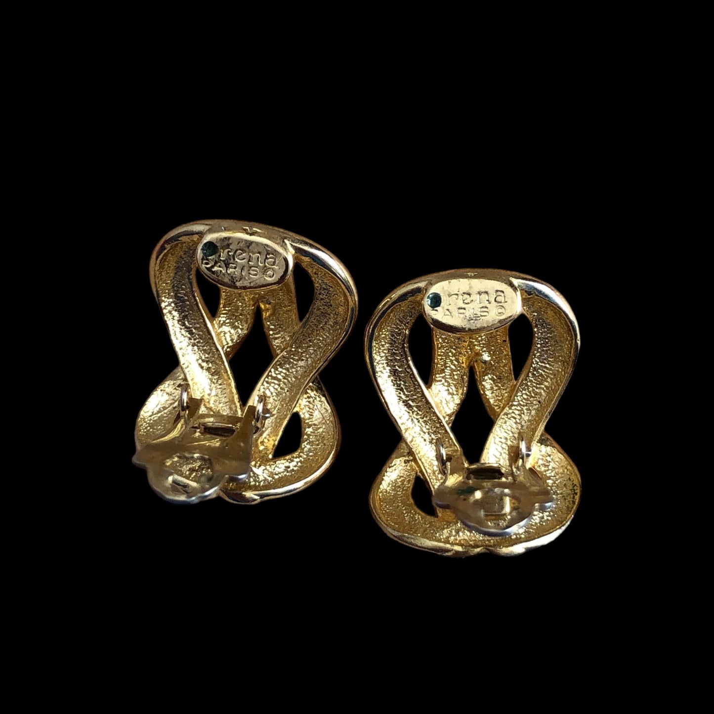 Clip earrings signed "Orena Paris"