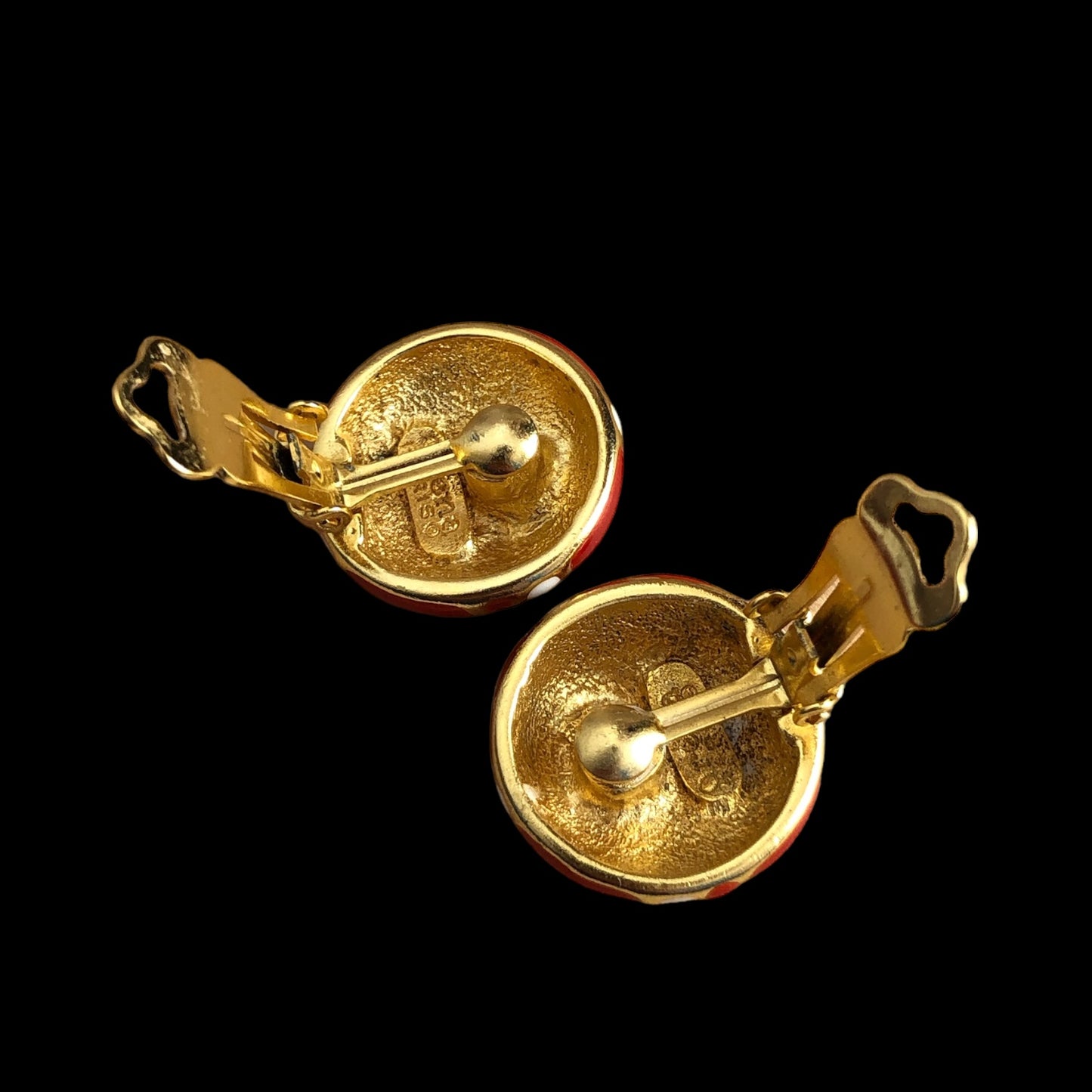 Clip earrings signed "Orena"