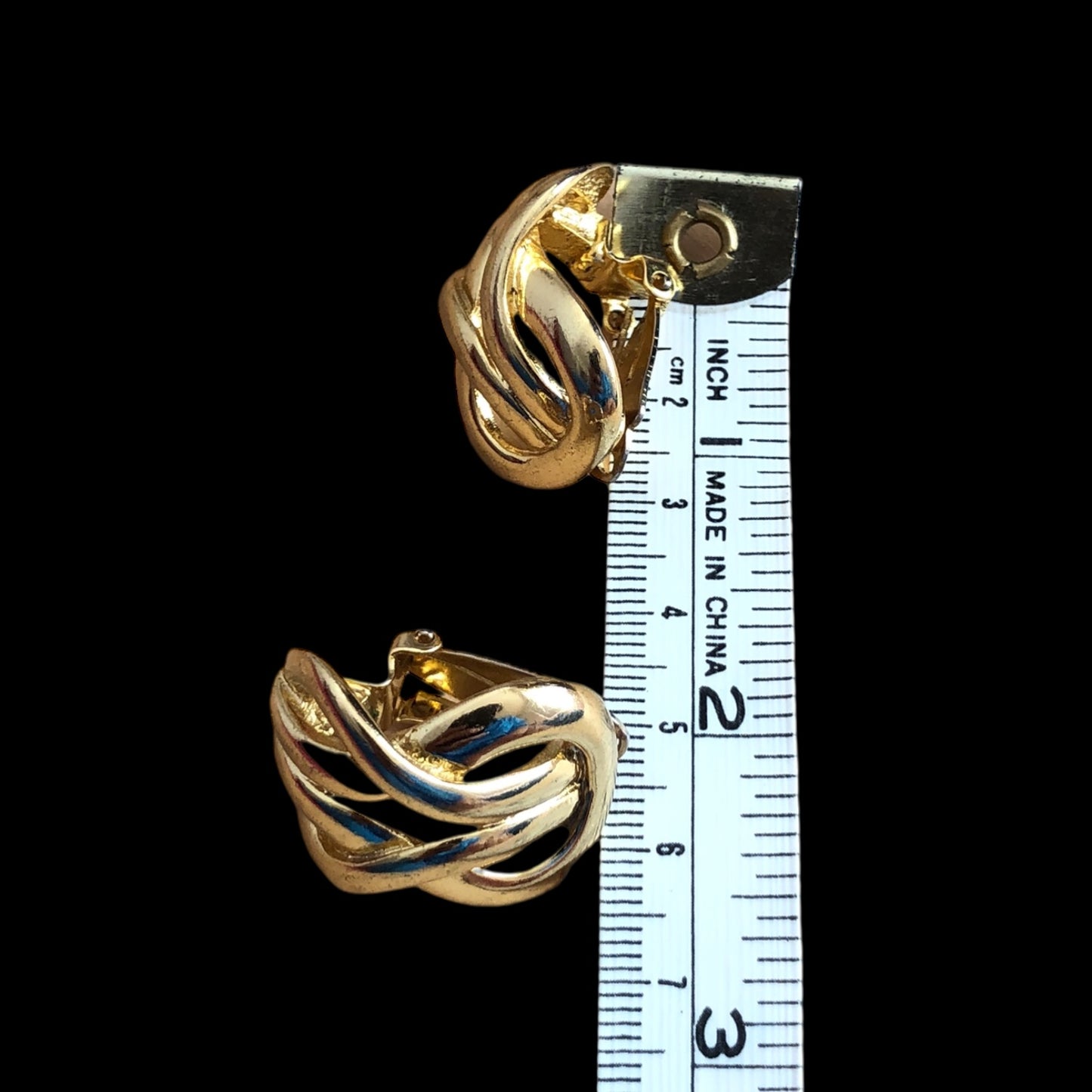 Clip earrings signed "Orena Paris"