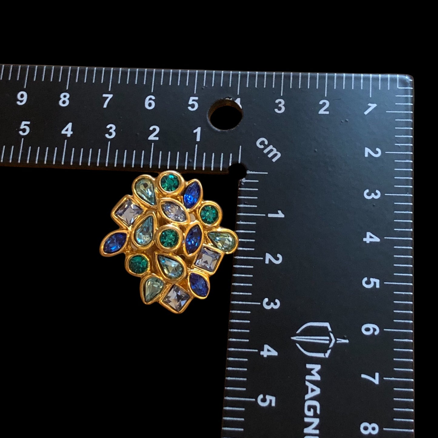 Clip earrings signed “Yves Saint Laurent”