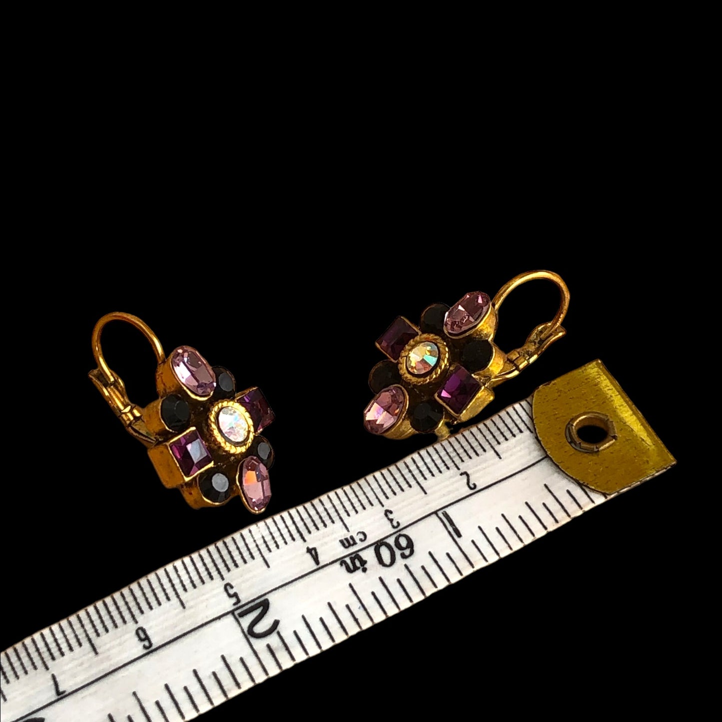 Earrings signed "Une Ligne Paris"