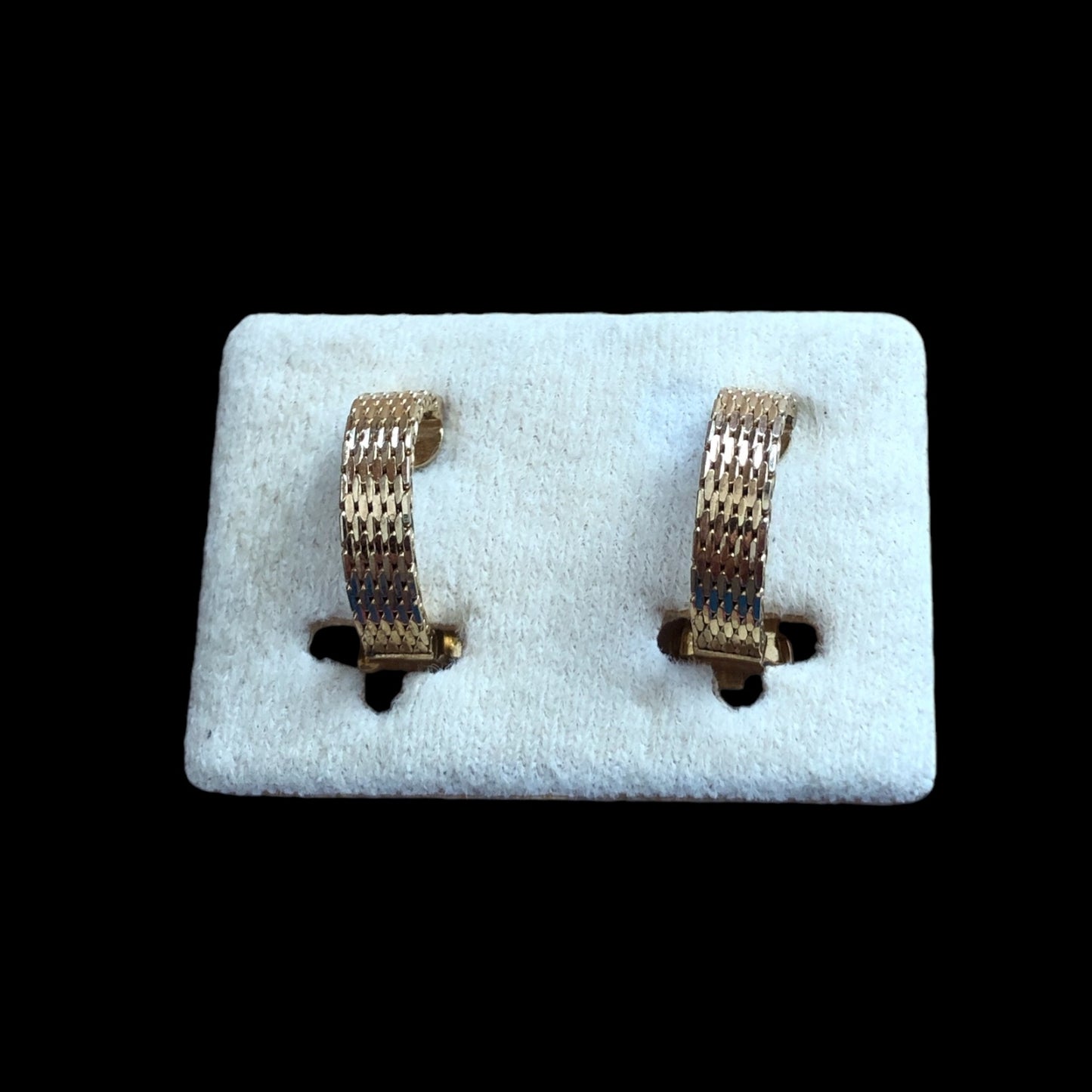 Clip earrings dated and signed "Grossé Germany 1975"