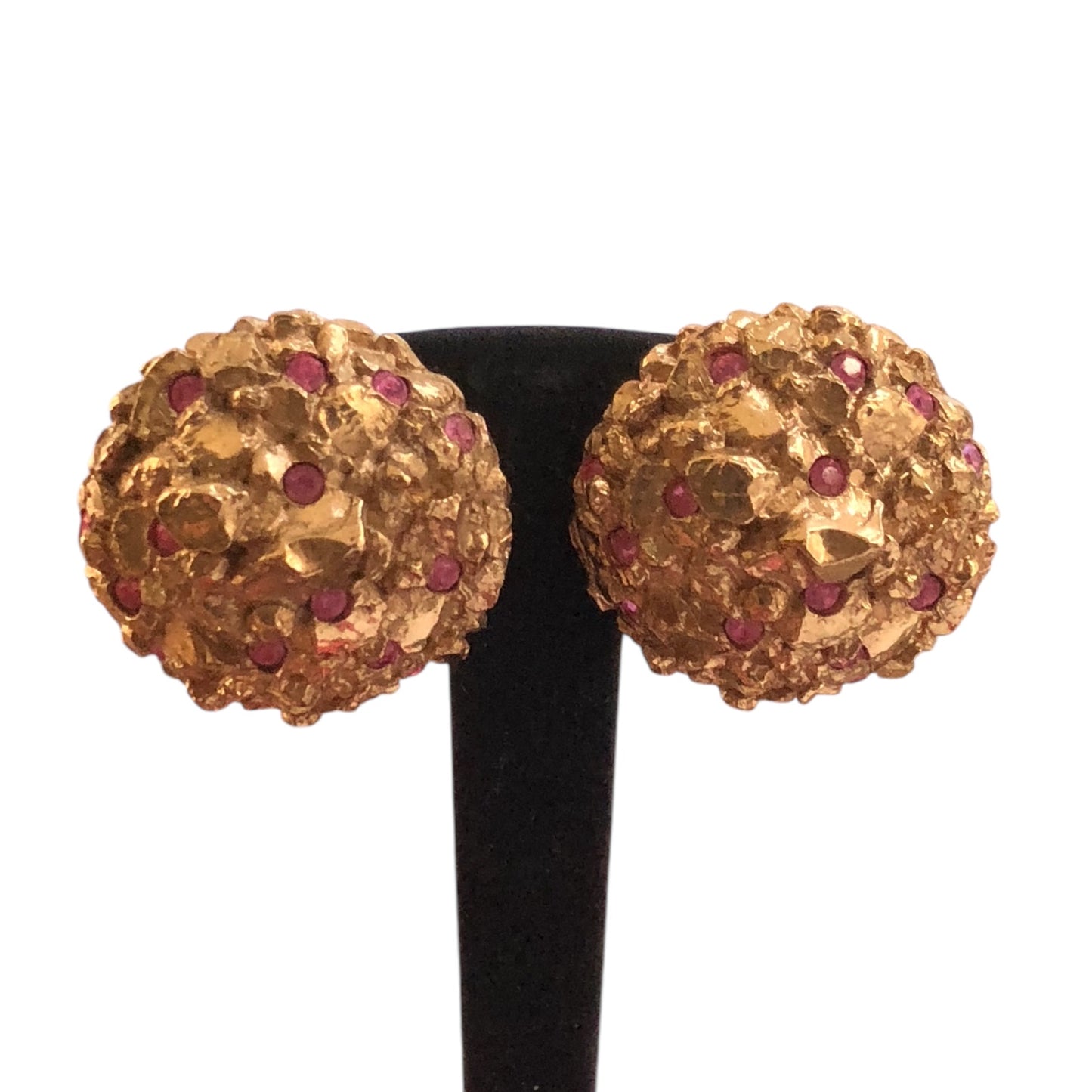 Clip earrings signed “Scherrer Paris”