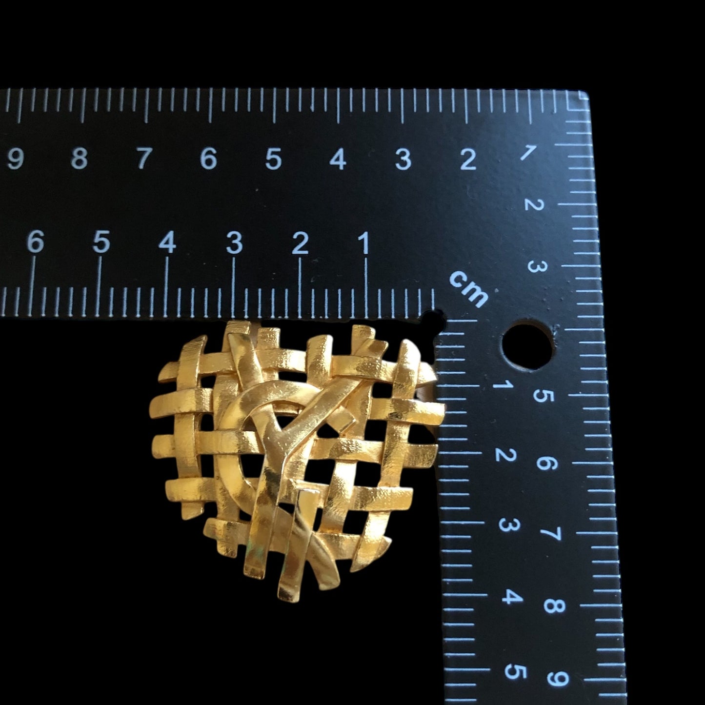 Brooch signed “Yves Saint Laurent”