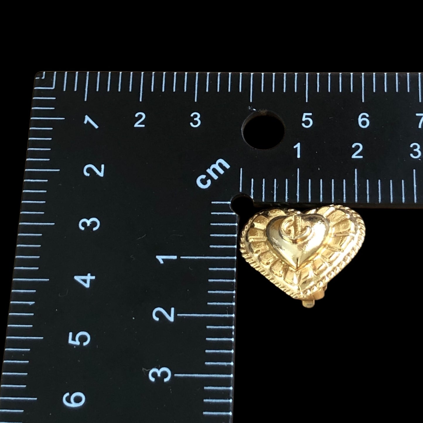 Clip earrings signed “Guy Laroche”